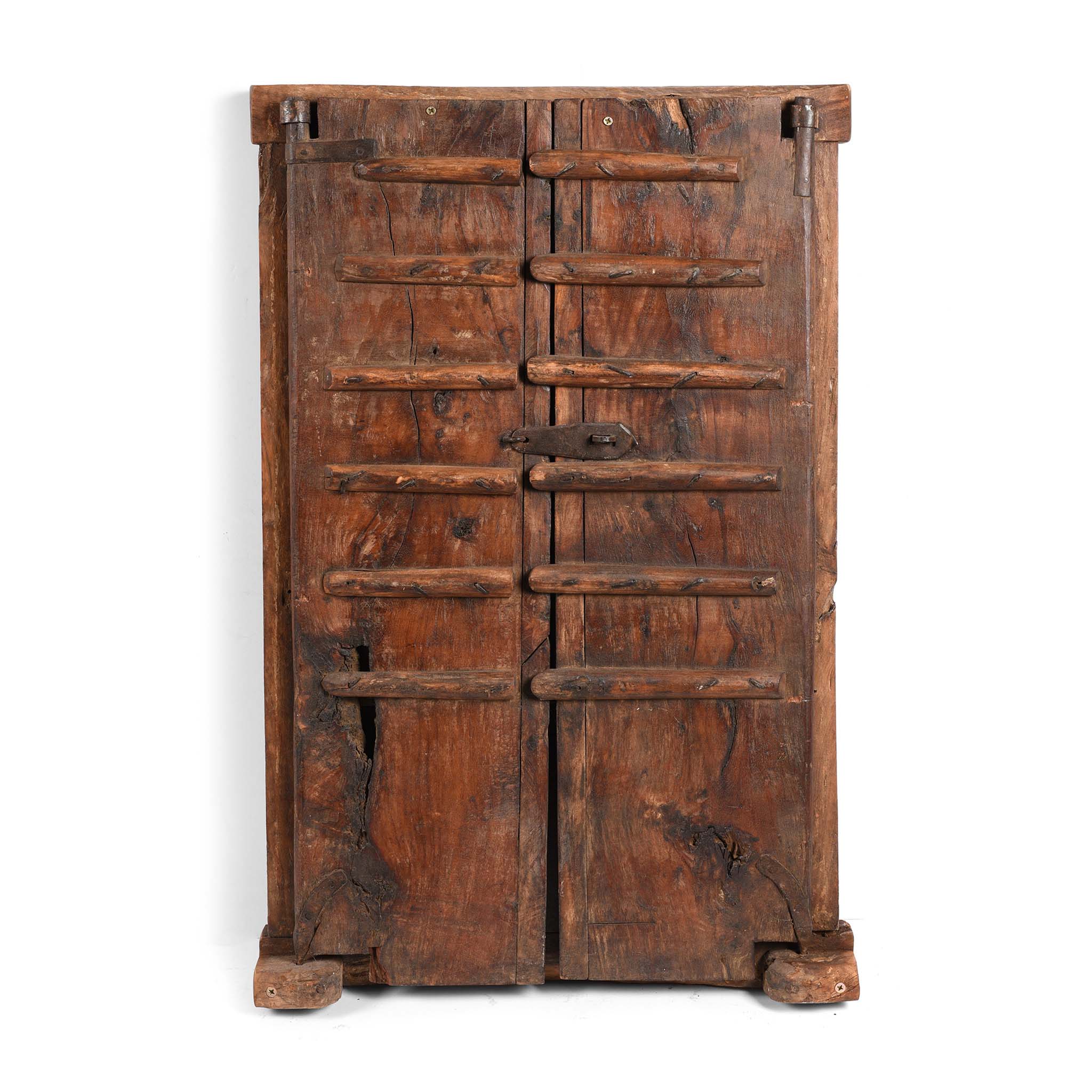 Old Indian Window Shutter From Shekhawati - 19th Century - Image 5
