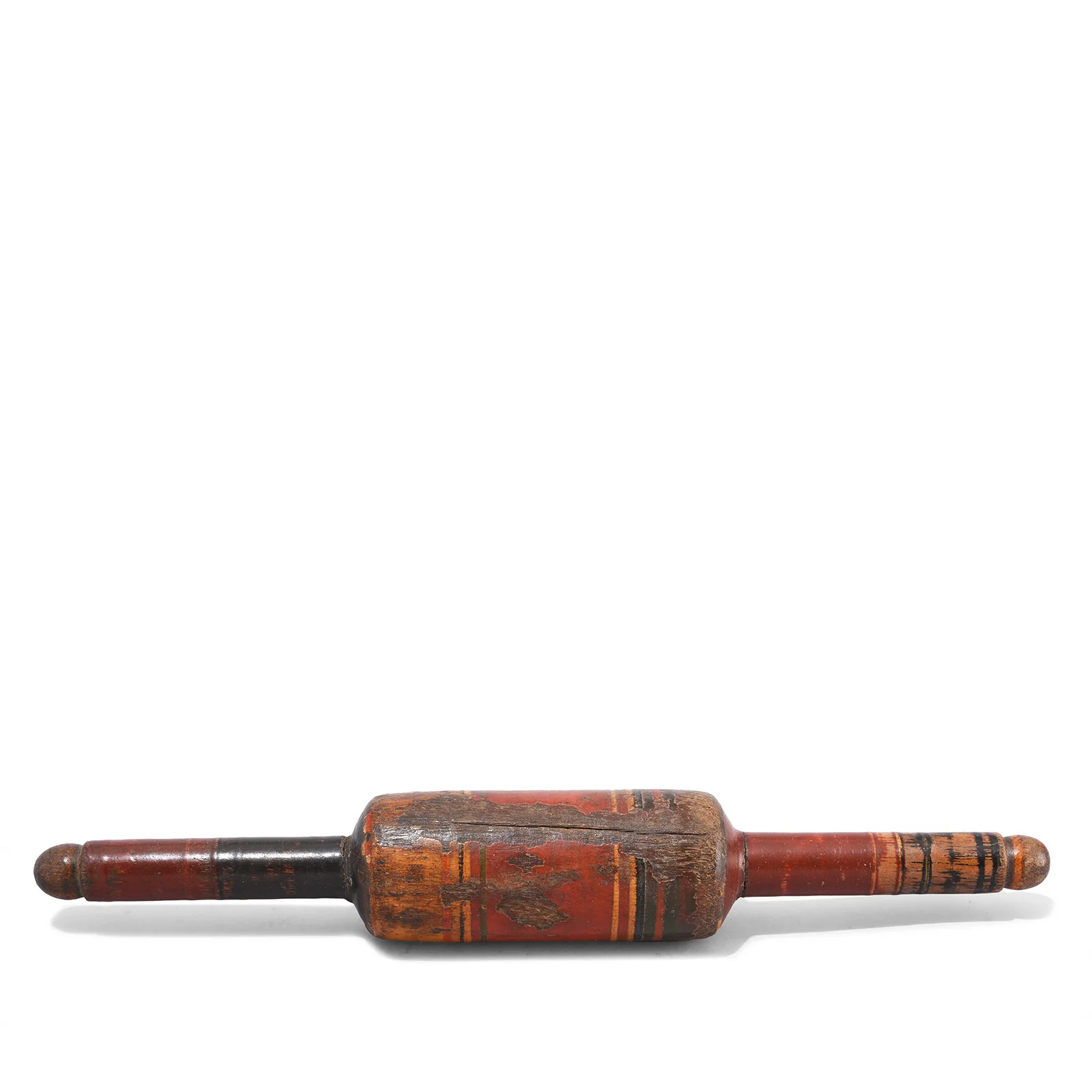 Vintage Lacquer Chapati Rolling Pin - Ca 1920 - Image 2