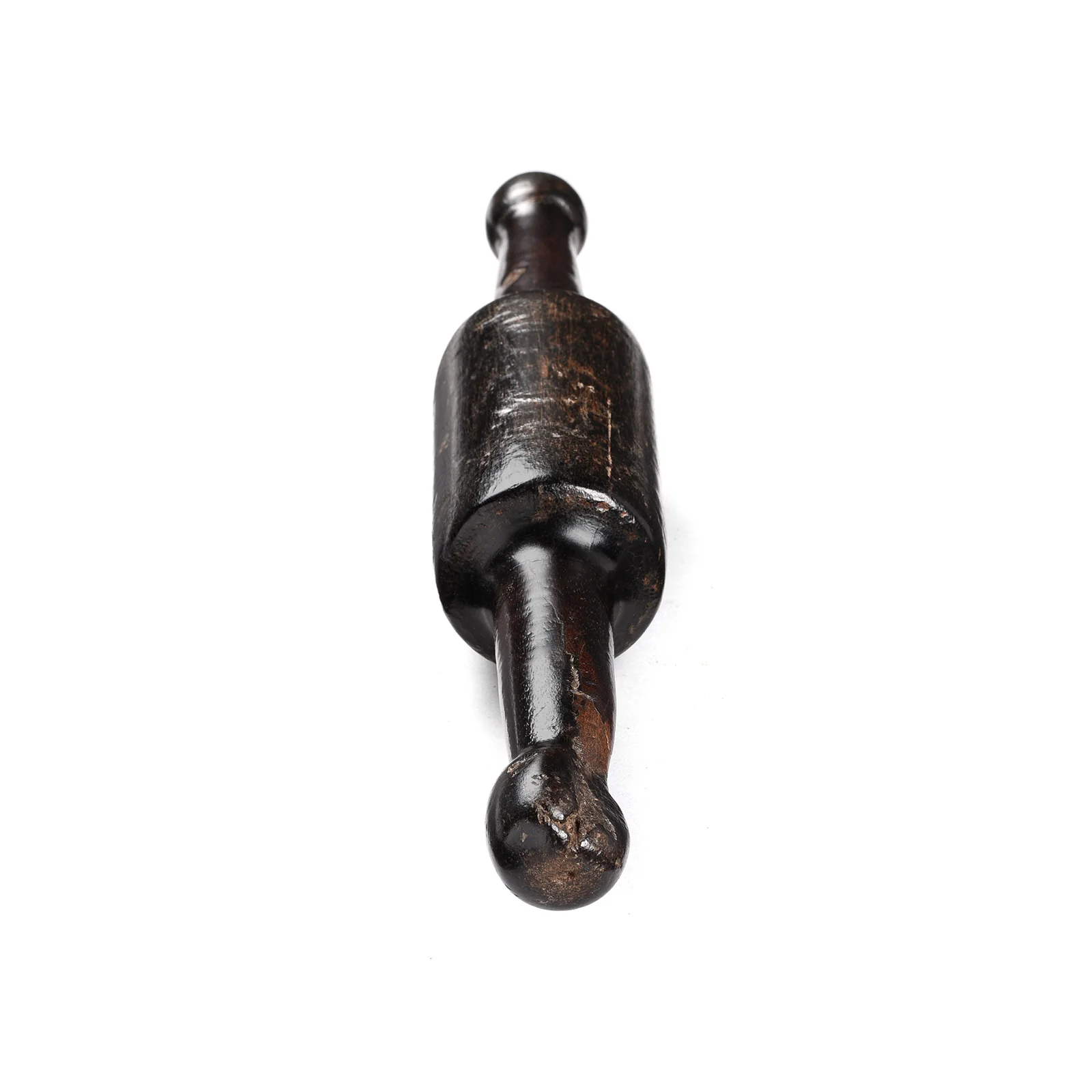 Old Indian Teak Rolling Pin From Rajasthan - Early 20th Century - Image 2