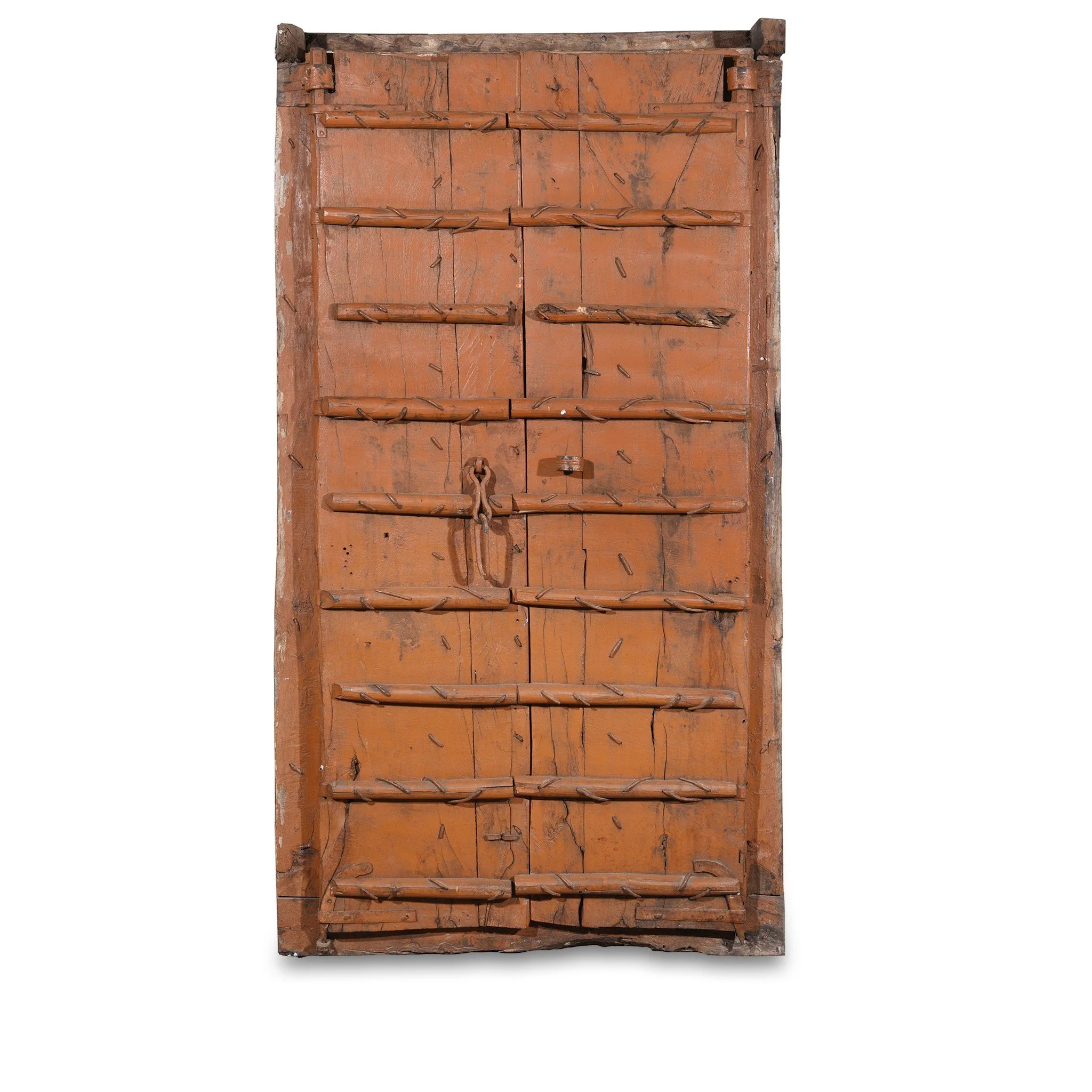 Old Indian Door With Later Painting - 19thC - Image 9