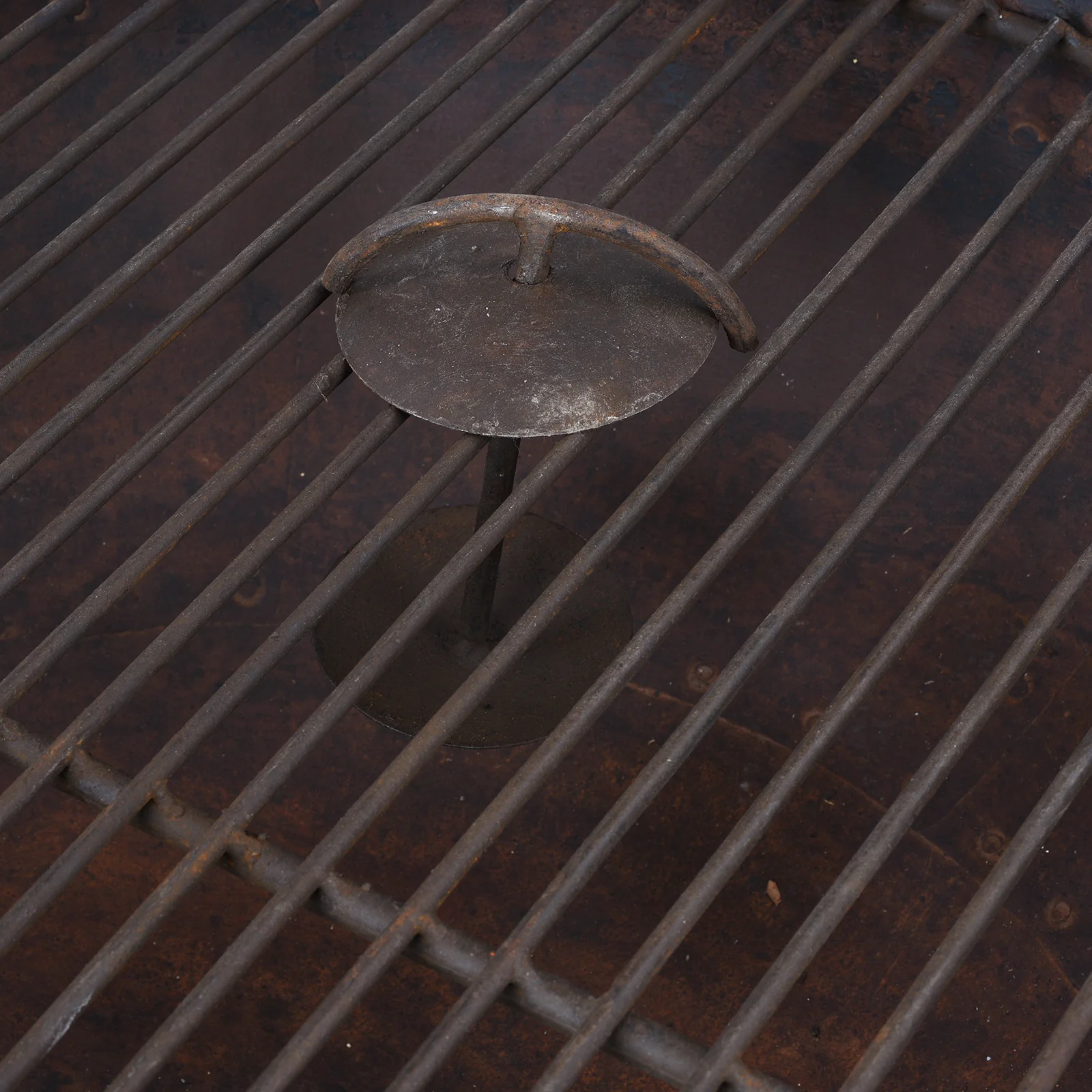 Old Kadai Fire Bowl From Rajasthan - Ca 1920 Inc Stand & Grill - Image 7