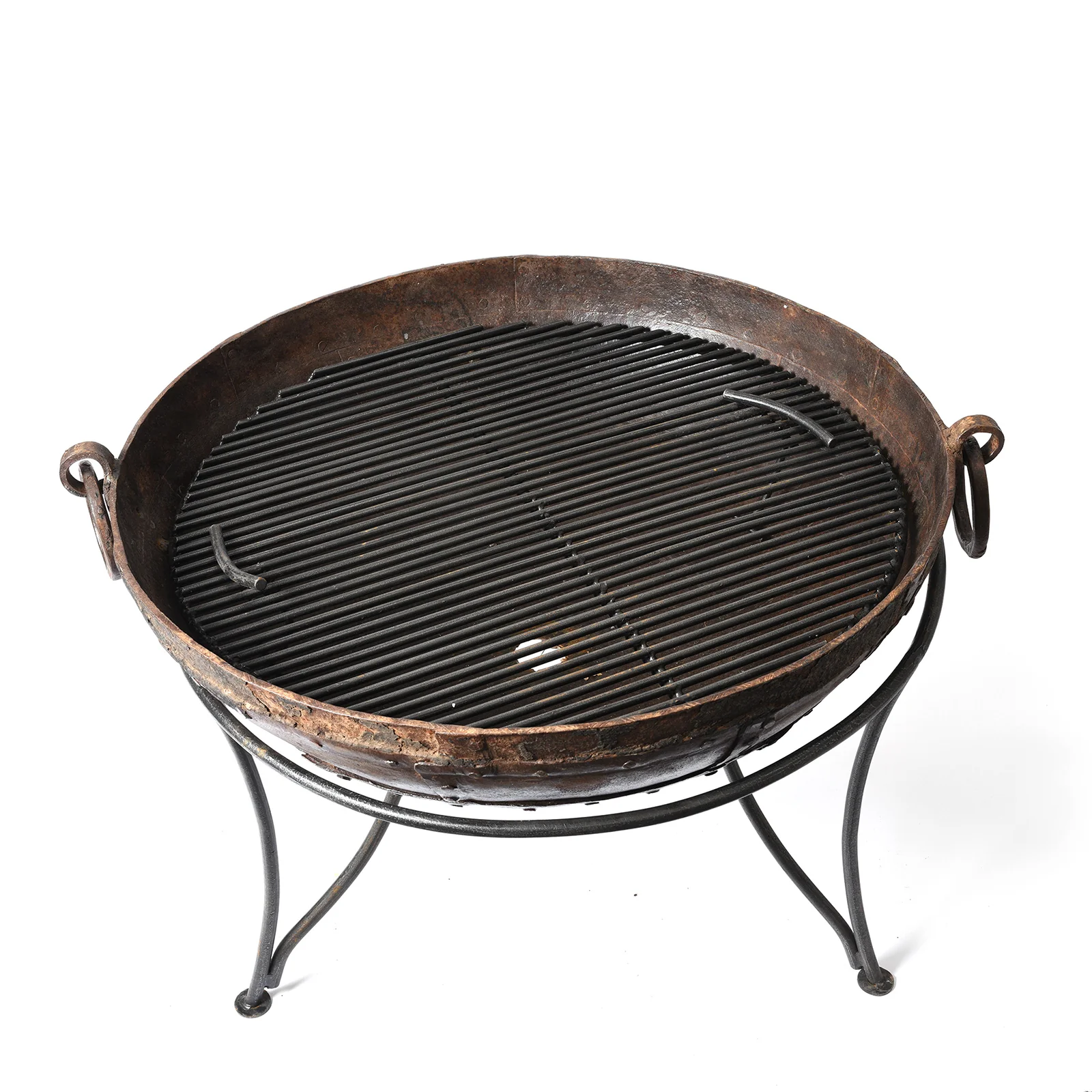 Old 1920's Kadai - Indian Fire Bowl From Rajasthan - 84cm - Image 5