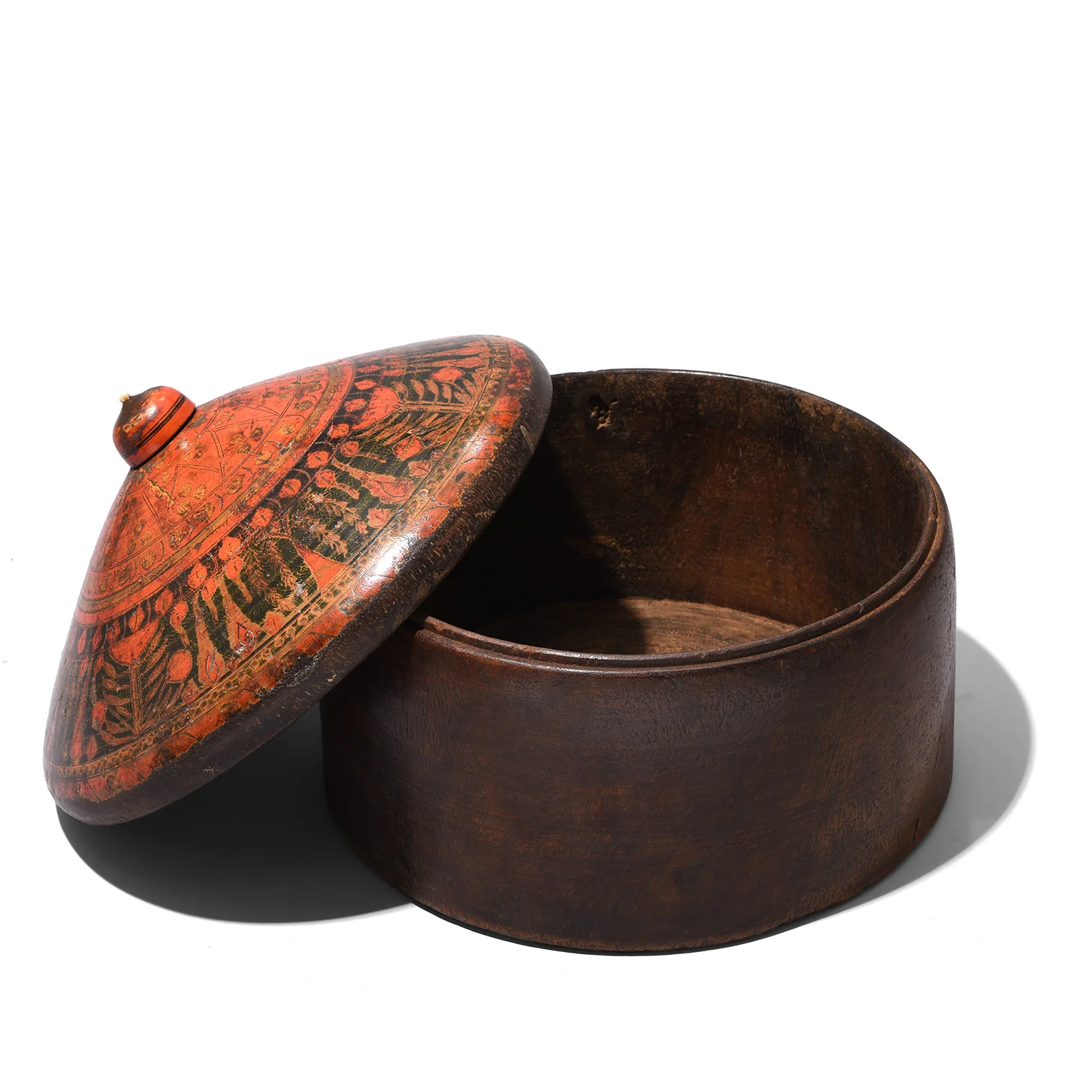 Old Lacquer Box From Jaisalmer - 18th Century - Image 3