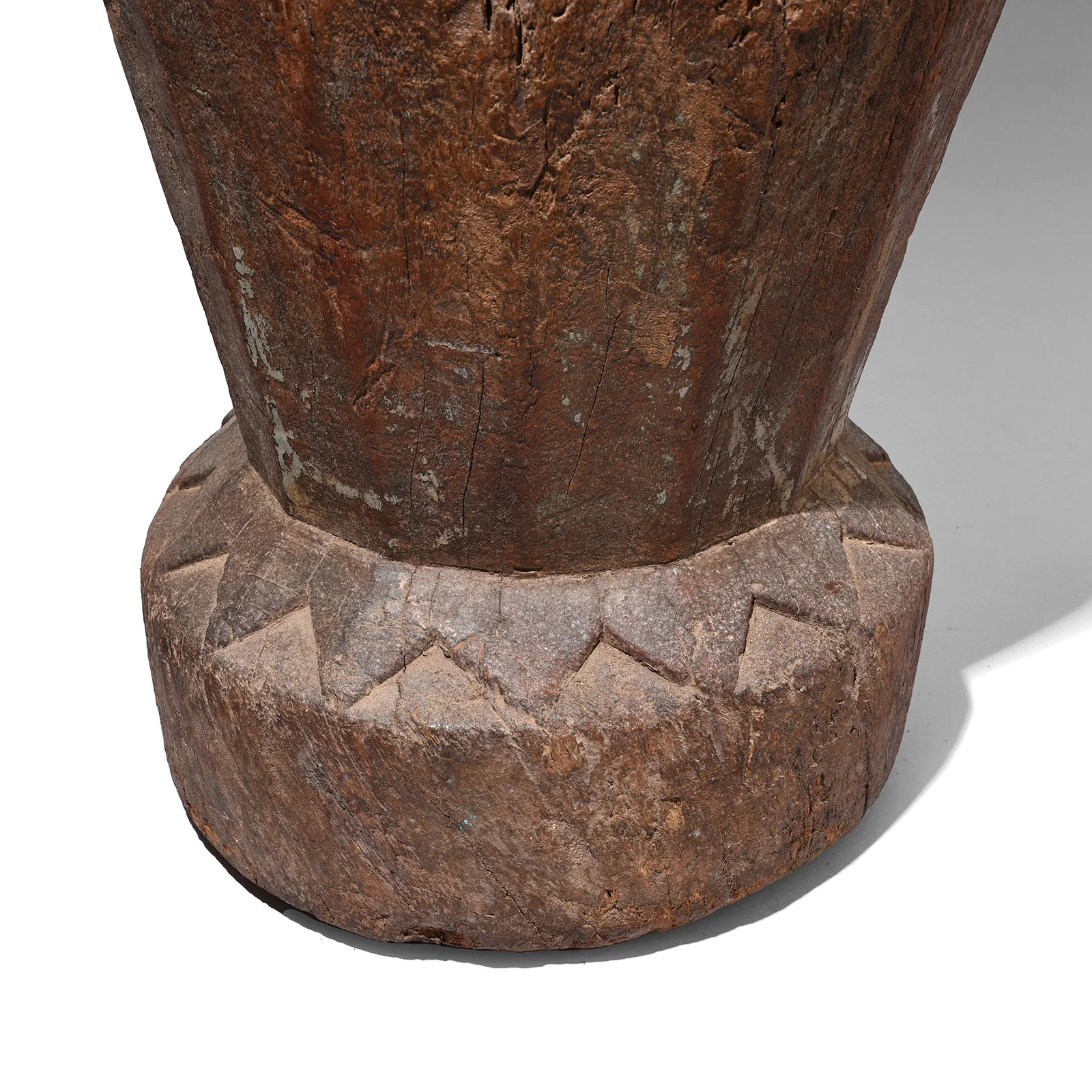 Old Neem Mortar From Himachal Pradesh - Ca 1900 - Image 2