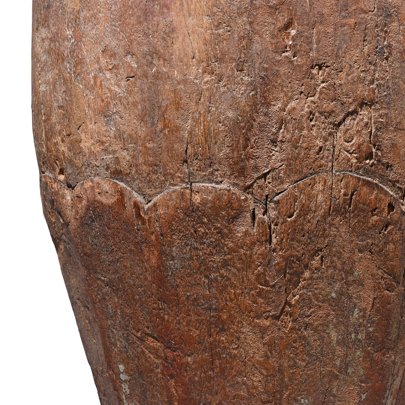 Old Neem Mortar From Himachal Pradesh - Ca 1900 - Image 4