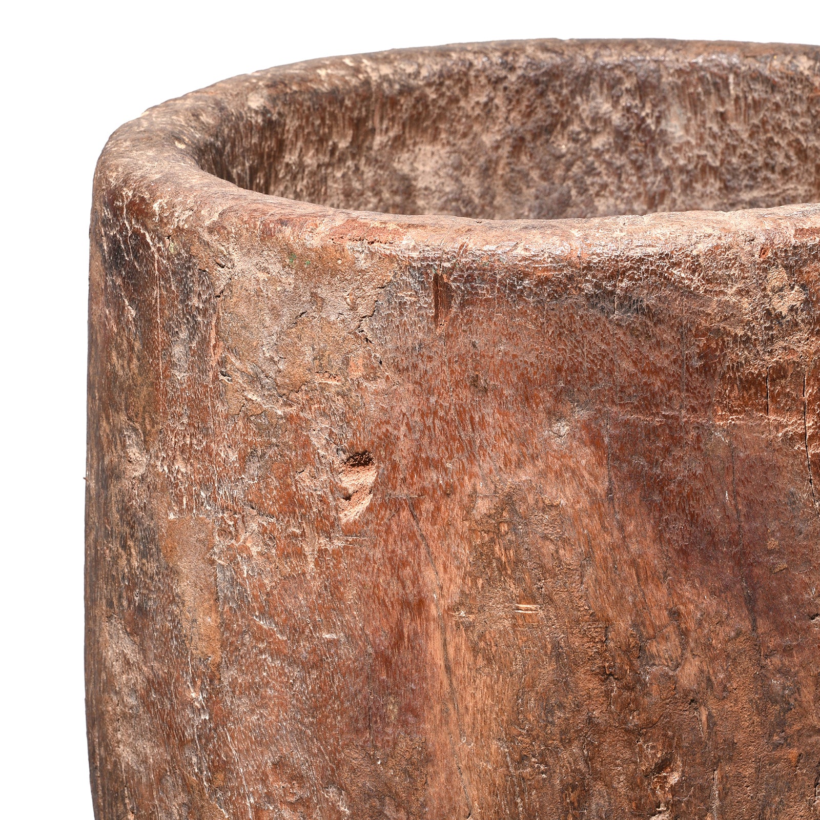 Old Neem Mortar From Himachal Pradesh - Ca 1900 - Image 5