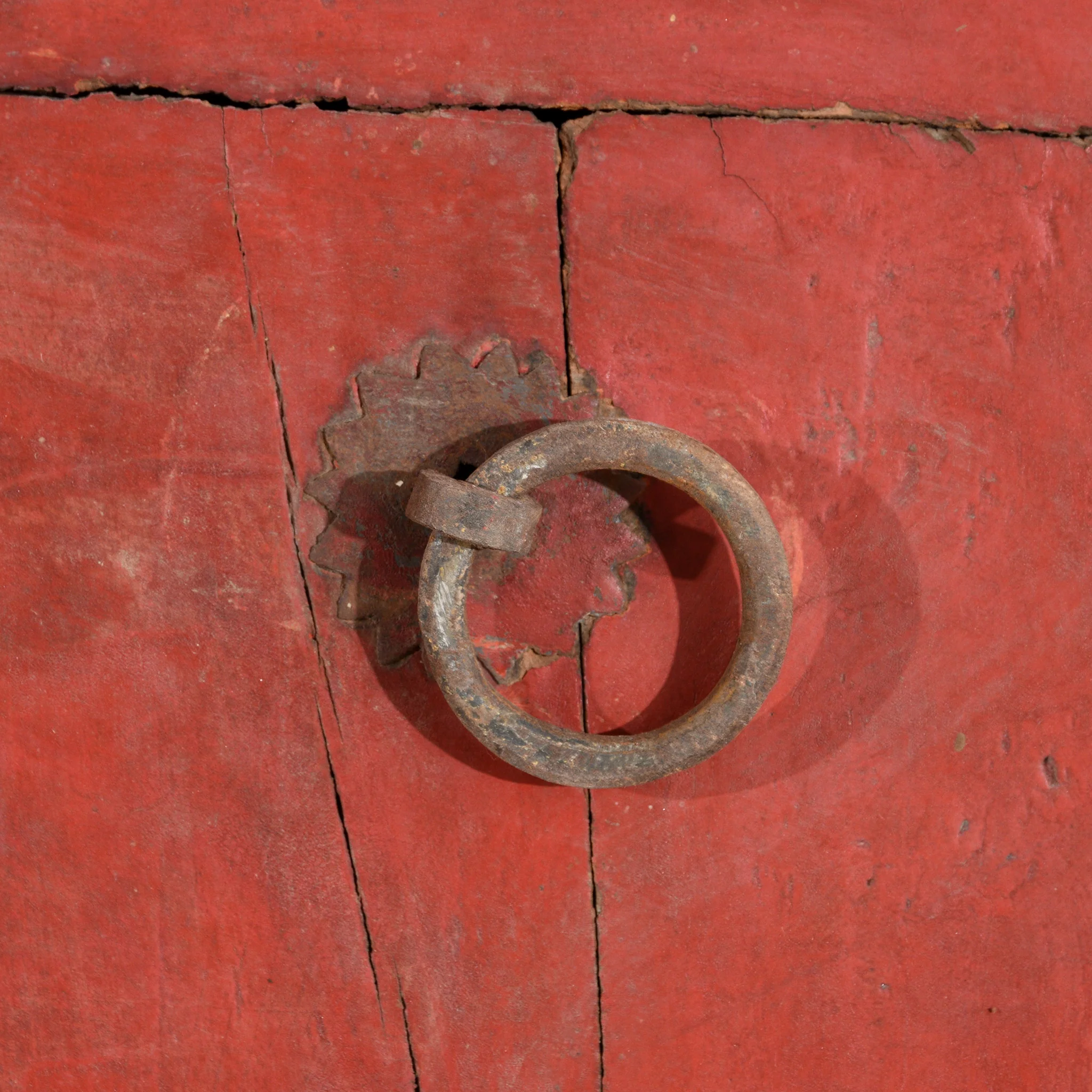 Old Painted Ceiling Panel From Bikaner - Early 19thC - Image 7