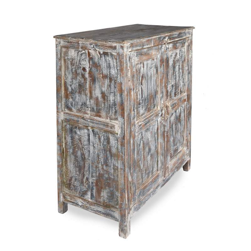 Old Painted Teak Cabinet - Ca 1920 - Image 2