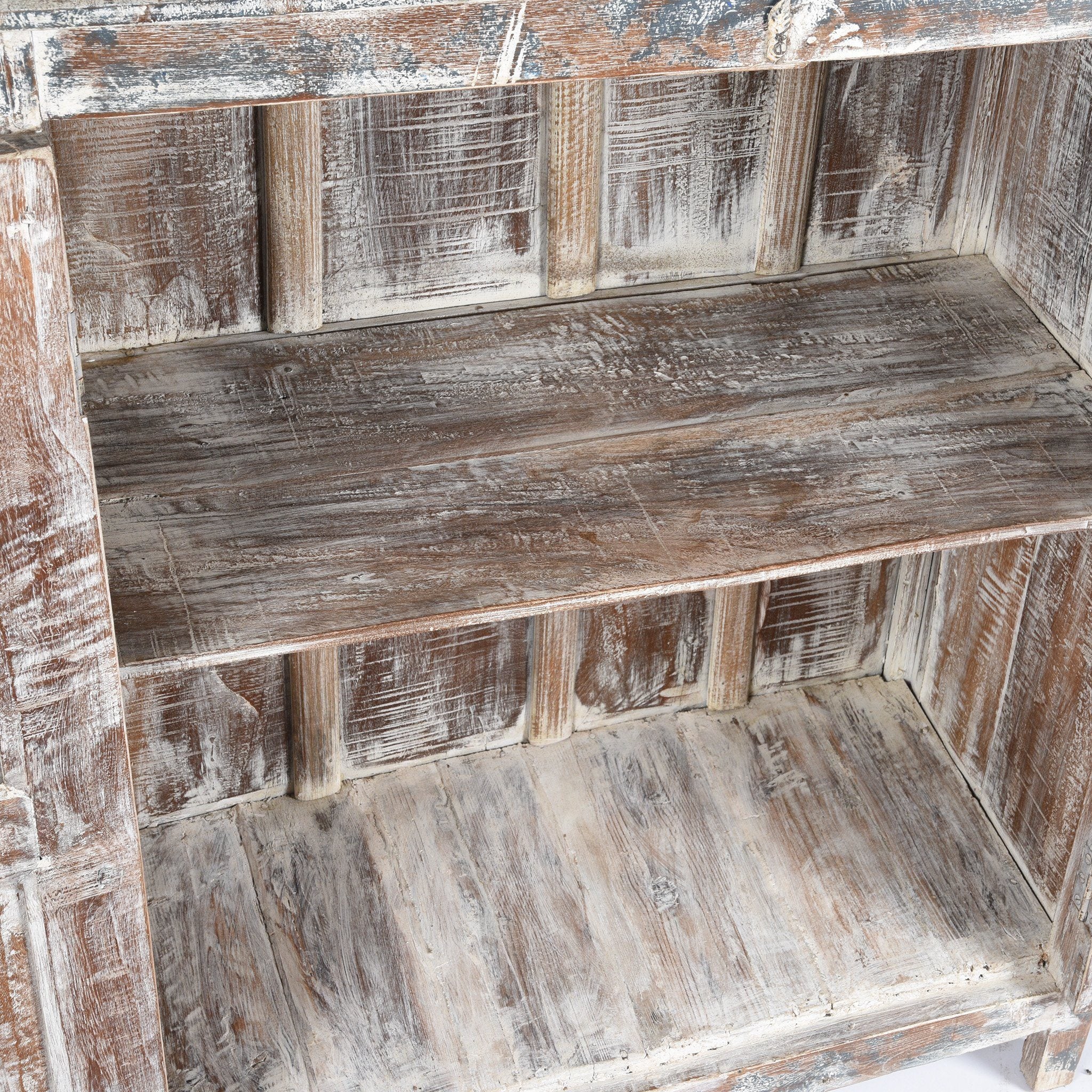 Old Painted Teak Cabinet - Ca 1920 - Image 3