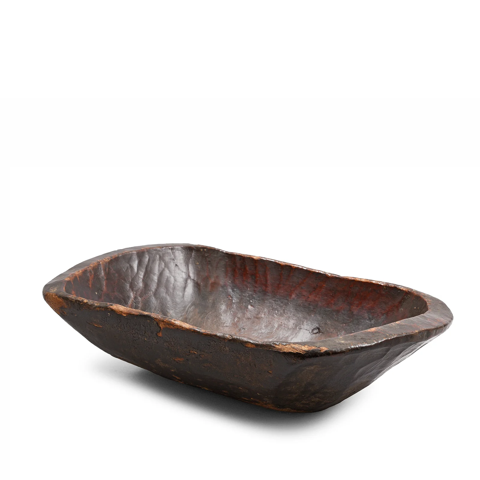 Old Poplar Bowl From Tibet - Ca 1930