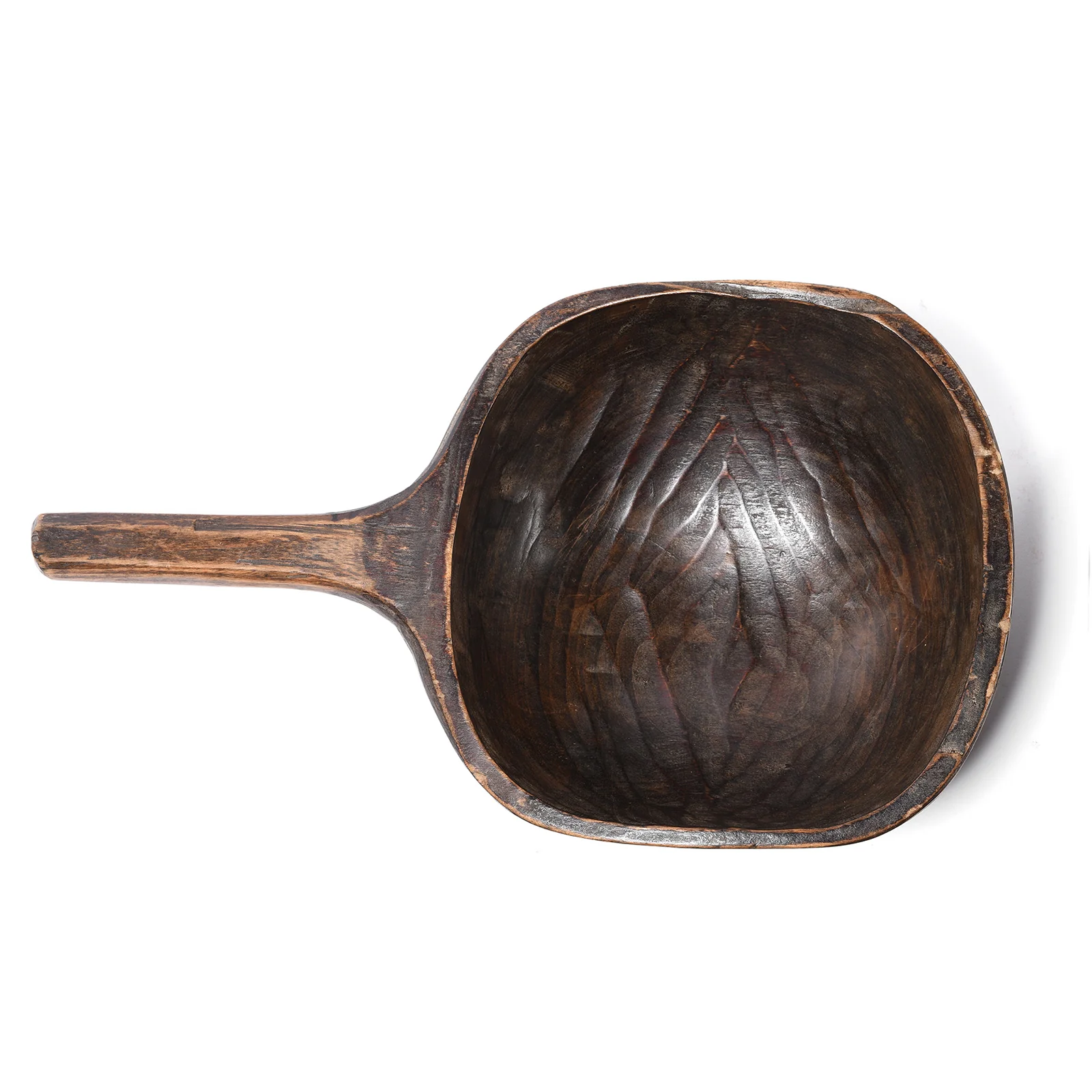 Old Chinese Wooden Grain Scoop - 19th Century - Image 2