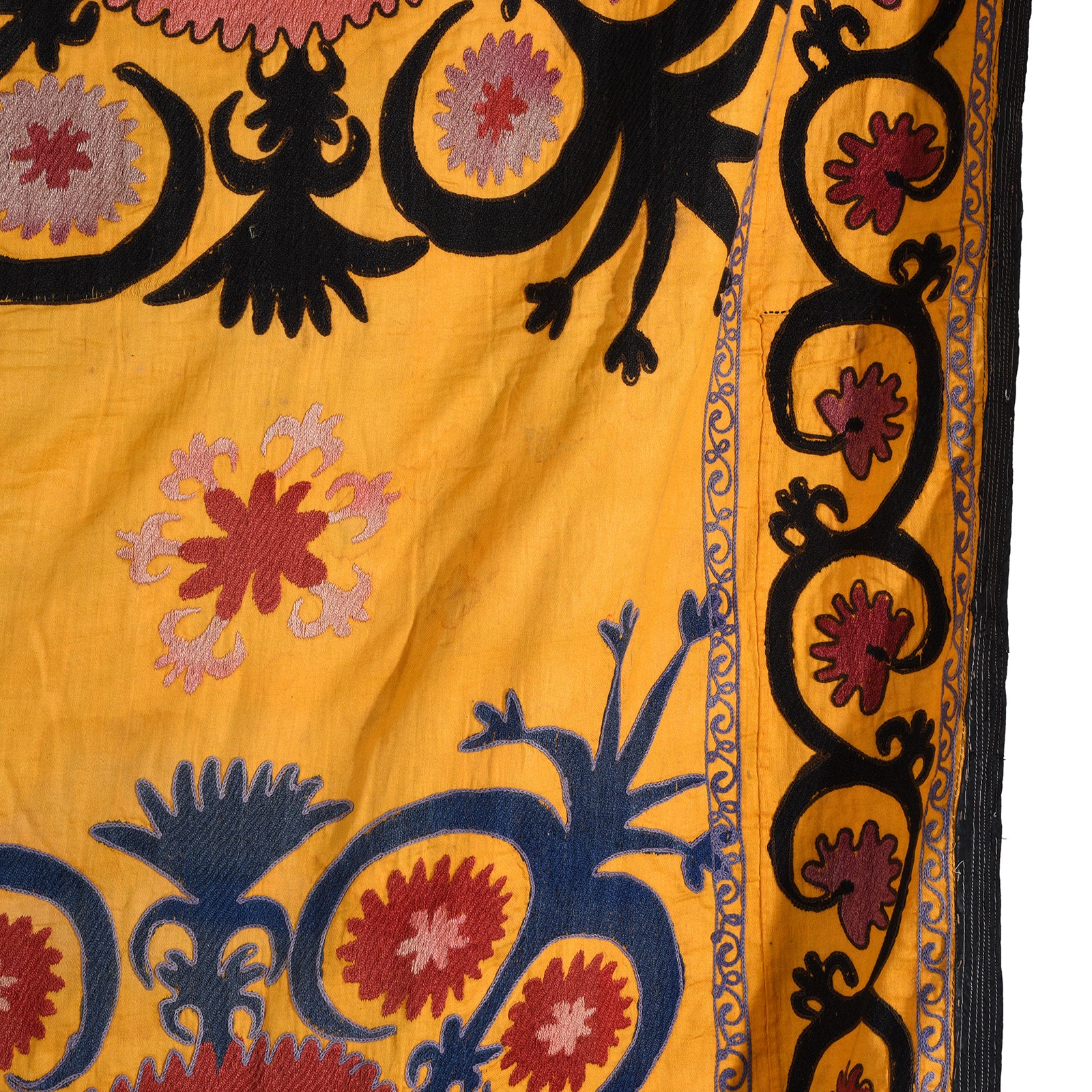 Vintage Suzani From Uzbekistan - Ca 1970 (324 x 200 cm) - Image 4
