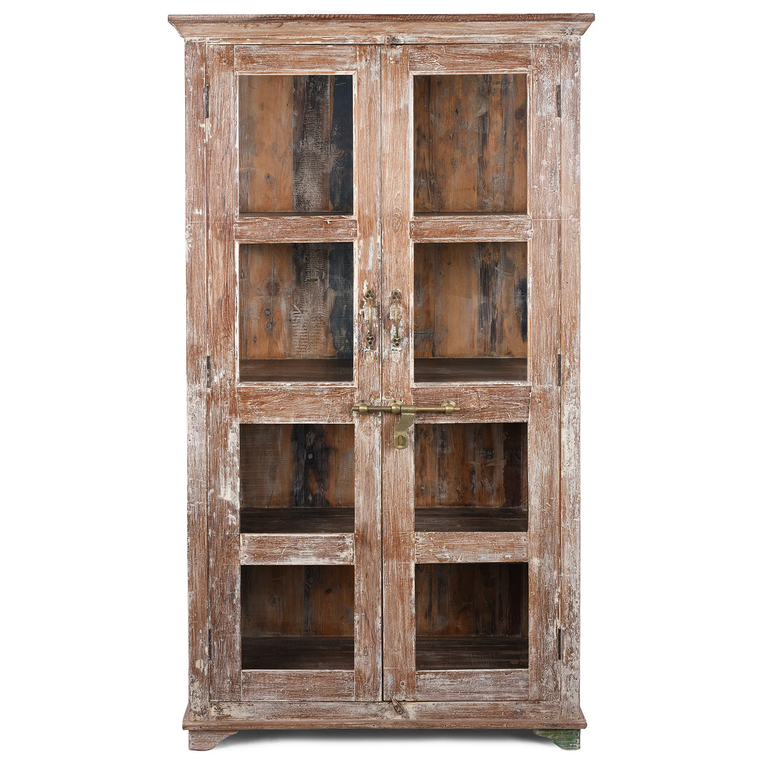 Old Indian Glazed Cabinet - 19th Century