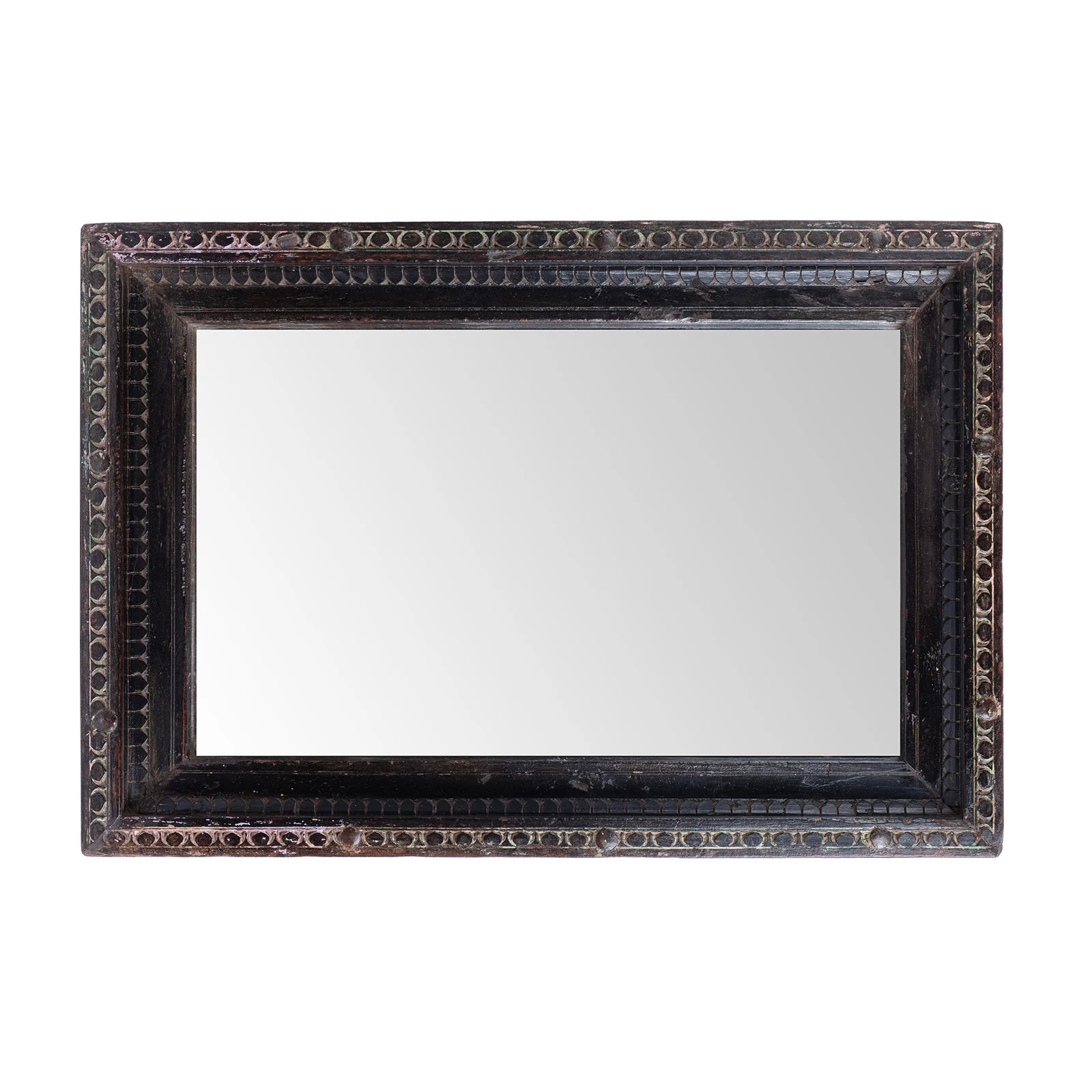 Old Teak Mirror From Rajasthan - 19th Century - Image 2