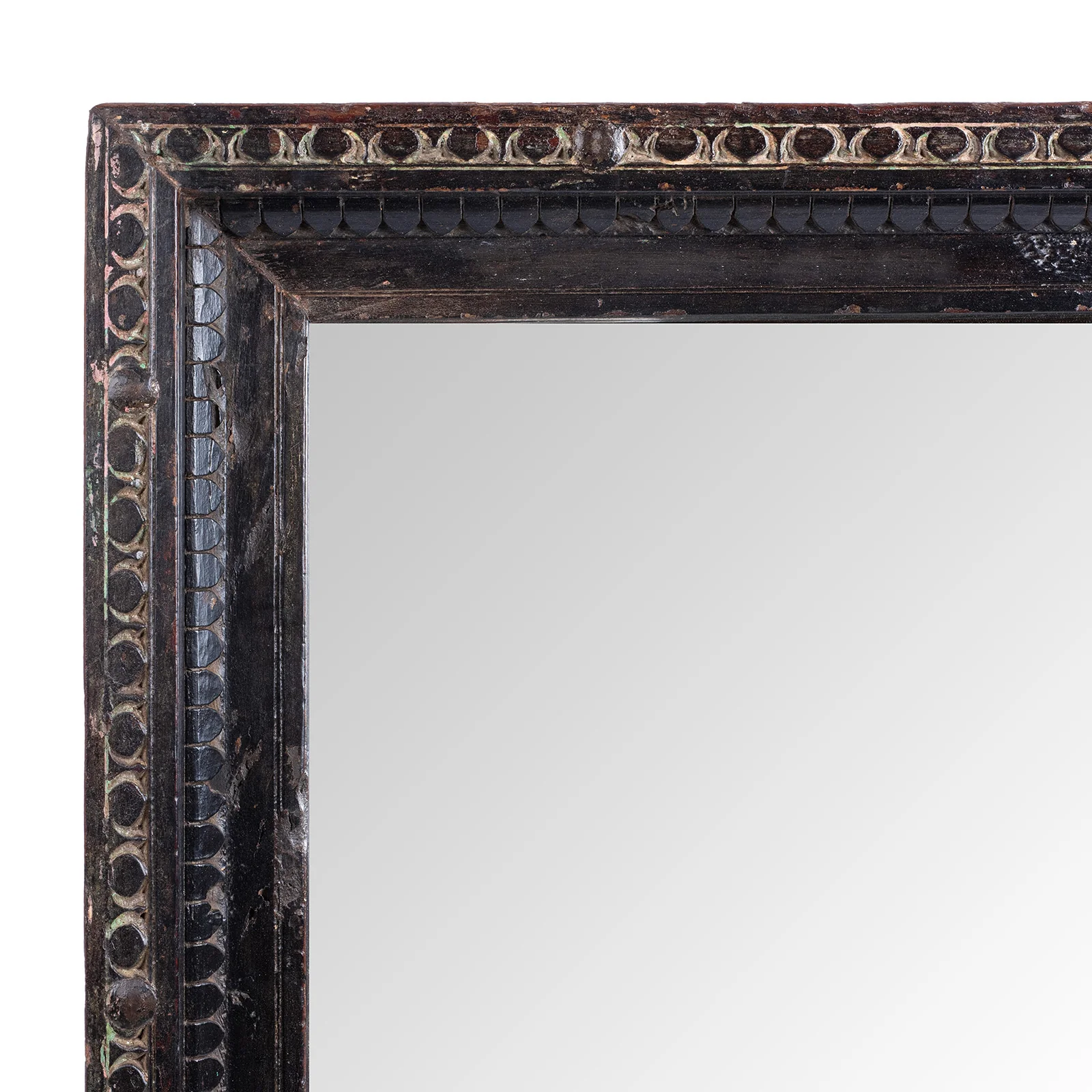 Old Teak Mirror From Rajasthan - 19th Century - Image 3