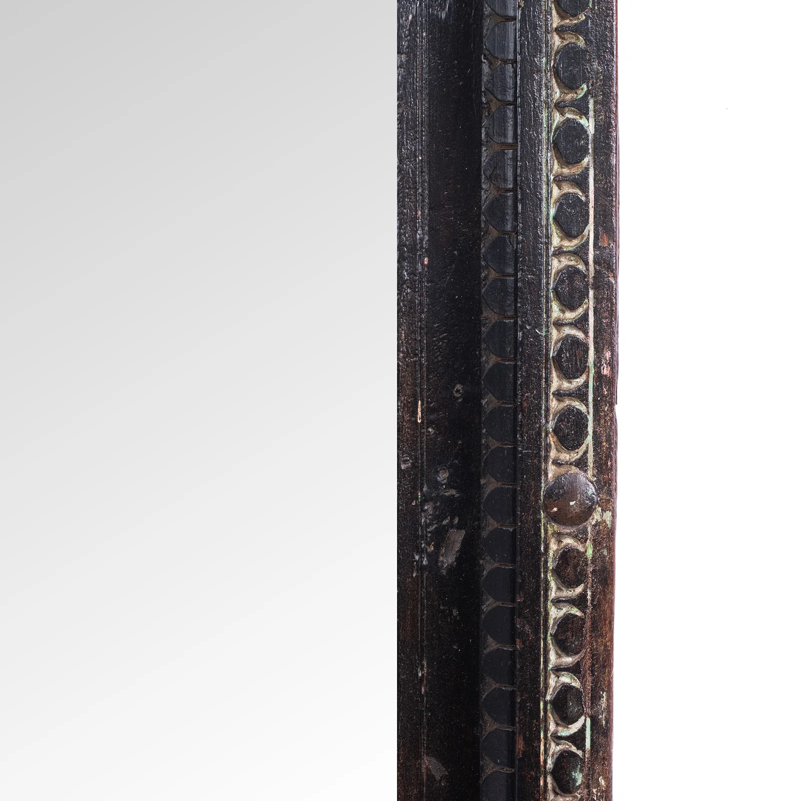 Old Teak Mirror From Rajasthan - 19th Century - Image 4