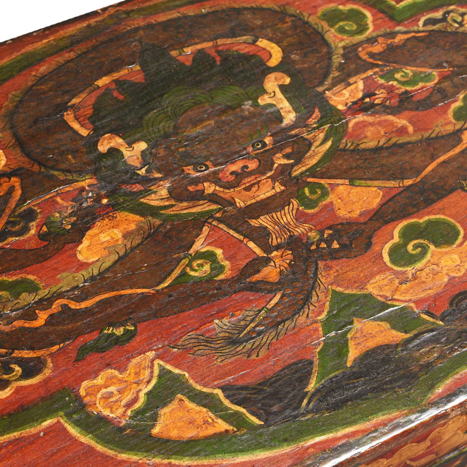 Old Tibetan Folding Choksar With Later Painting - Image 10