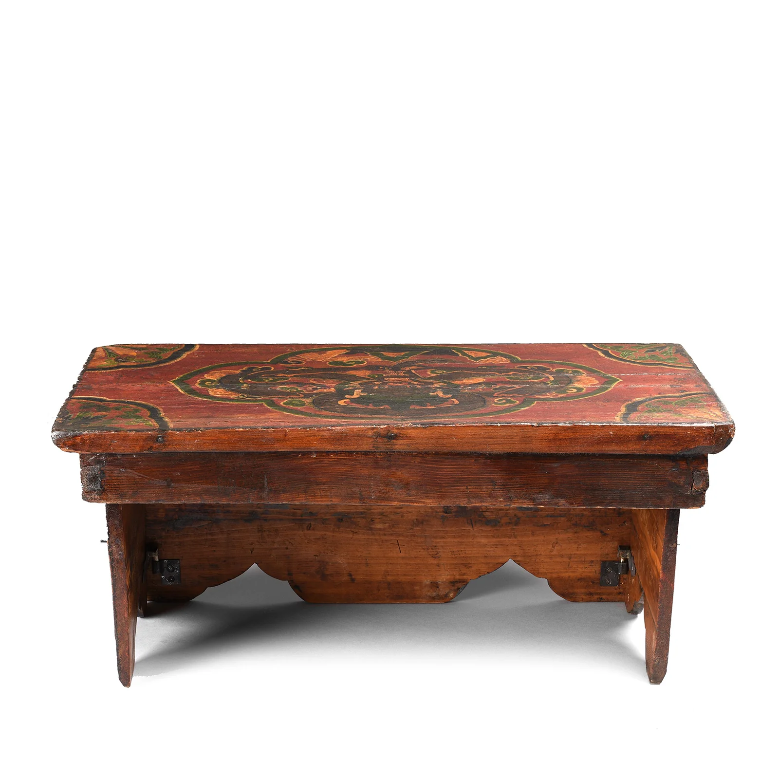 Old Tibetan Folding Choksar With Later Painting - Image 11