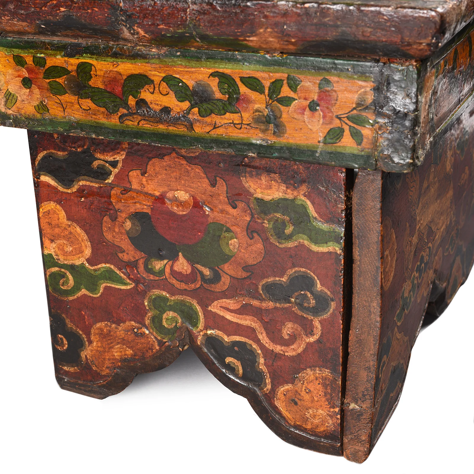 Old Tibetan Folding Choksar With Later Painting - Image 4