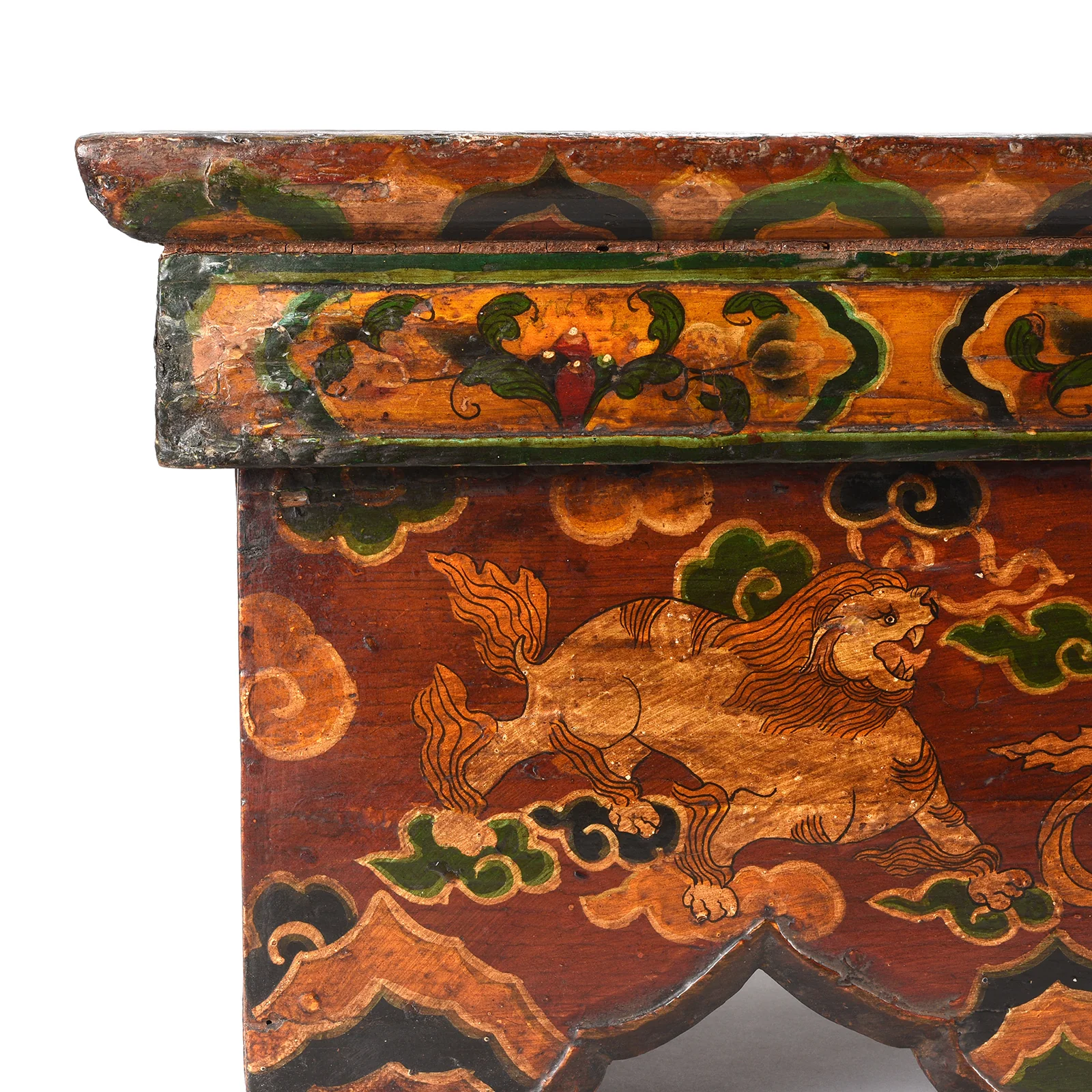 Old Tibetan Folding Choksar With Later Painting - Image 6