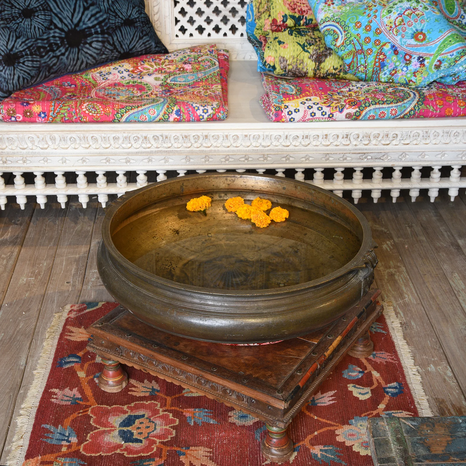 Rust Red Tibetan Saddle Rug - 19th Century - Image 2