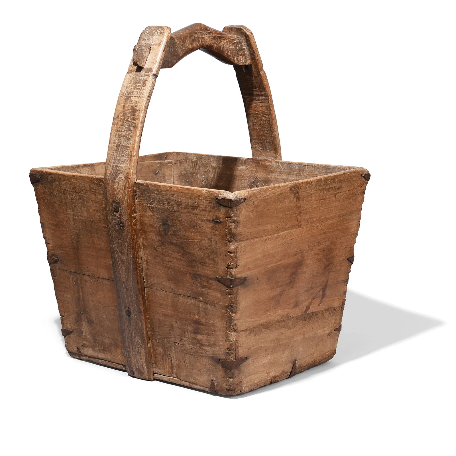 Elm Farmers Vegetable Basket - Ca 100 Yrs Old