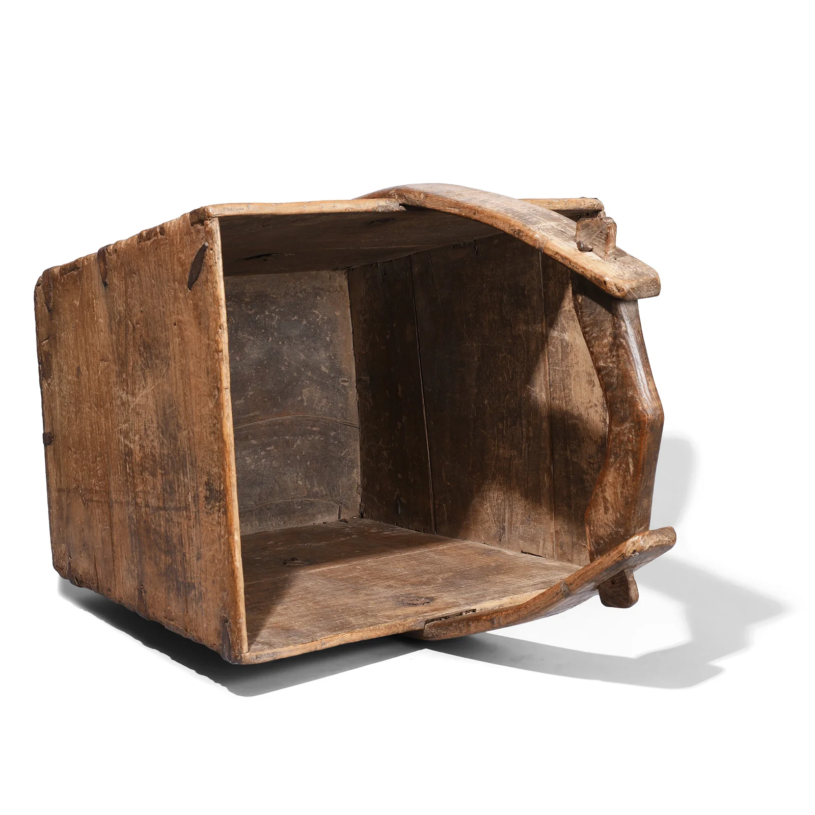 Elm Farmers Vegetable Basket - Ca 100 Yrs Old - Image 3