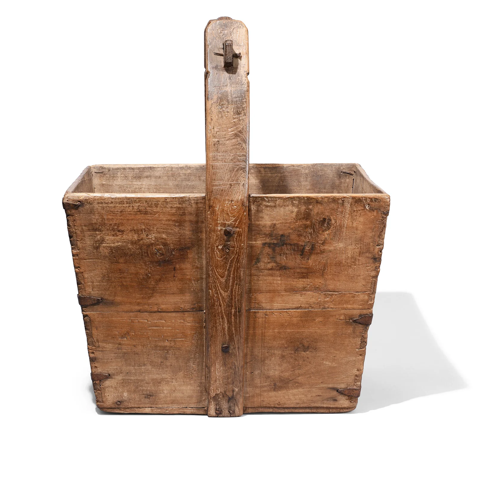 Elm Farmers Vegetable Basket - Ca 100 Yrs Old - Image 4