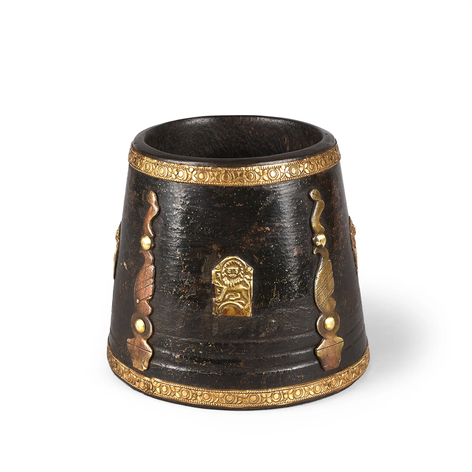 Old Wooden Grain Measure From South India - Ca 1920