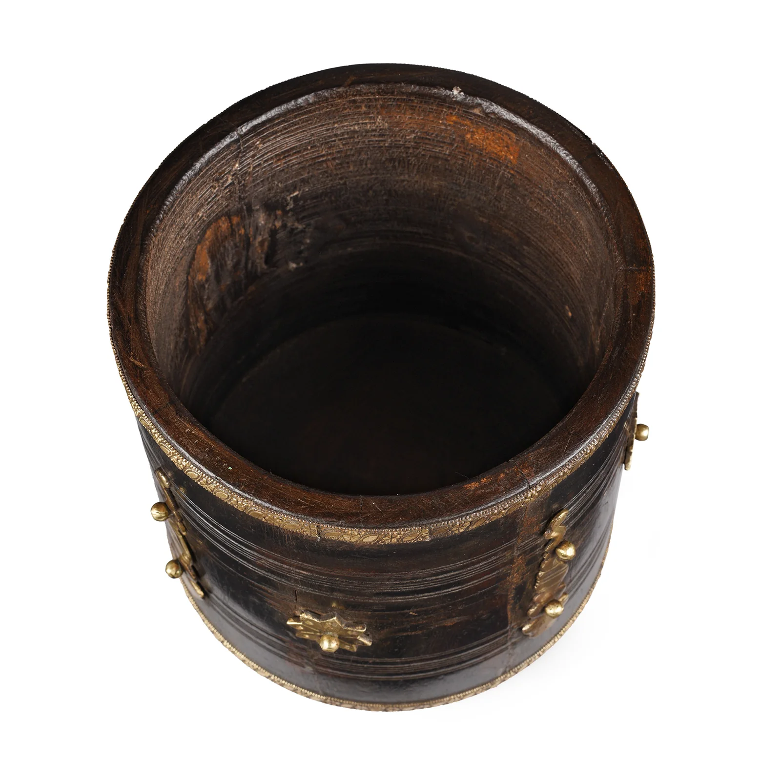 Old Wooden Grain Measure From South India - Ca 1920 - Image 3
