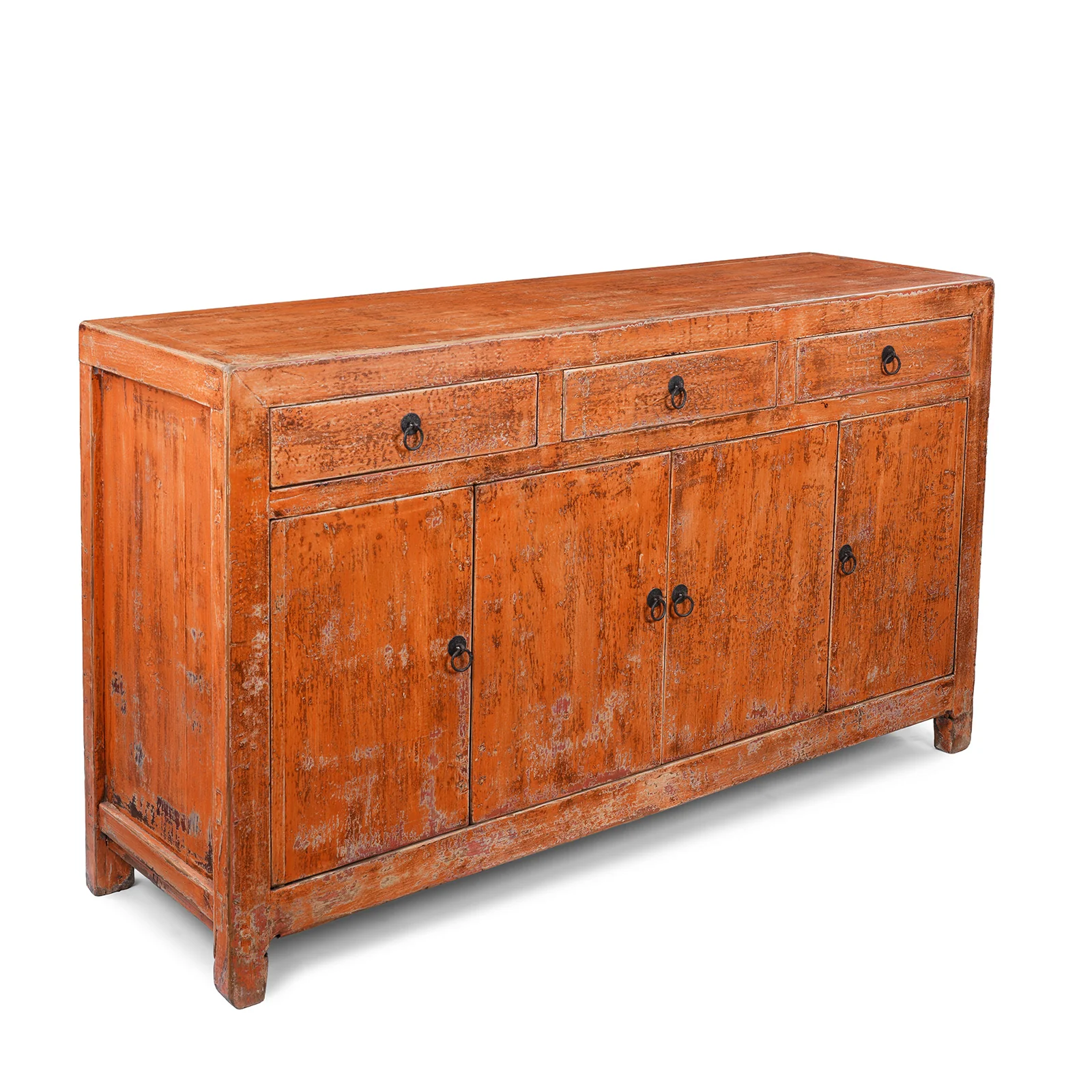 Orange Lacquer Dongbei Sideboard - Image 3