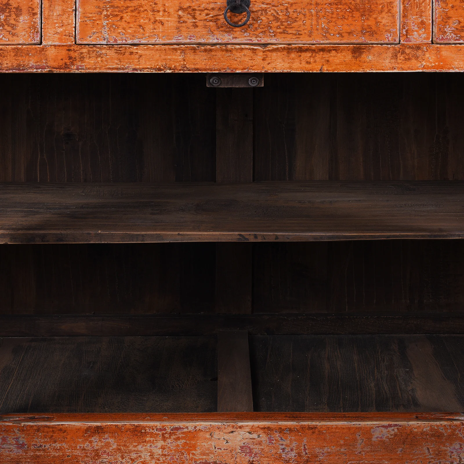 Orange Lacquer Dongbei Sideboard - Image 6