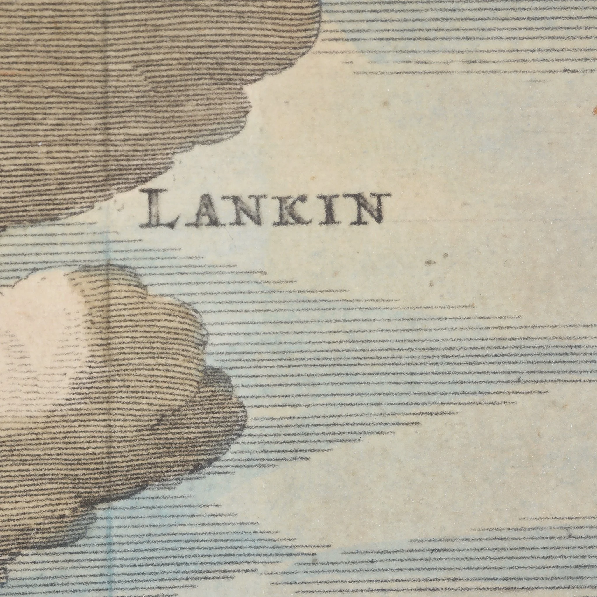Original Tinted Engraving of Lankin City - 17thC - Image 3