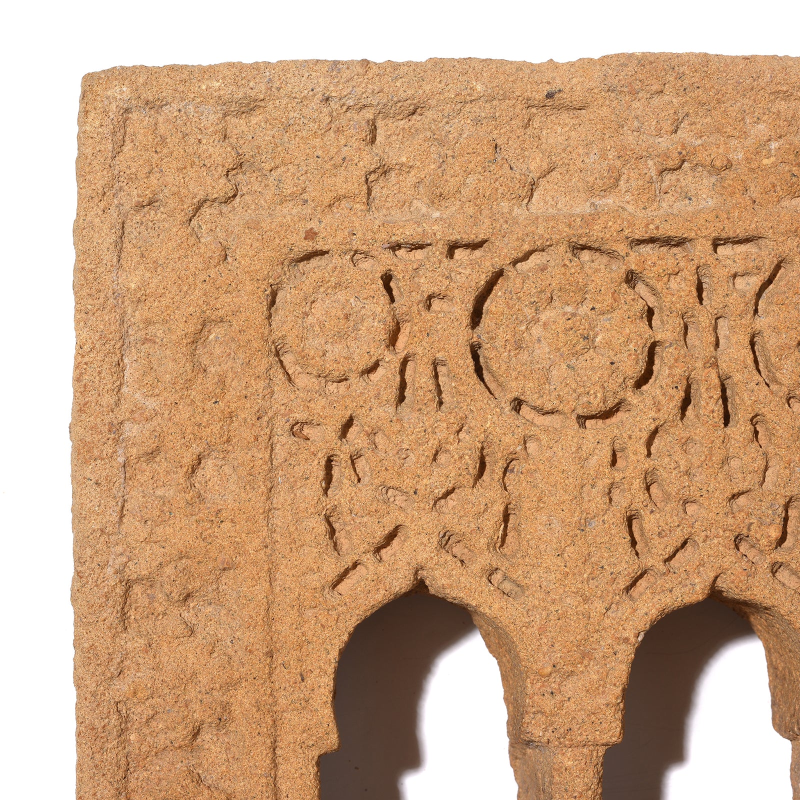 3 Way Stone Lamp Niche From Jaisalmer - 19th Century - Image 3