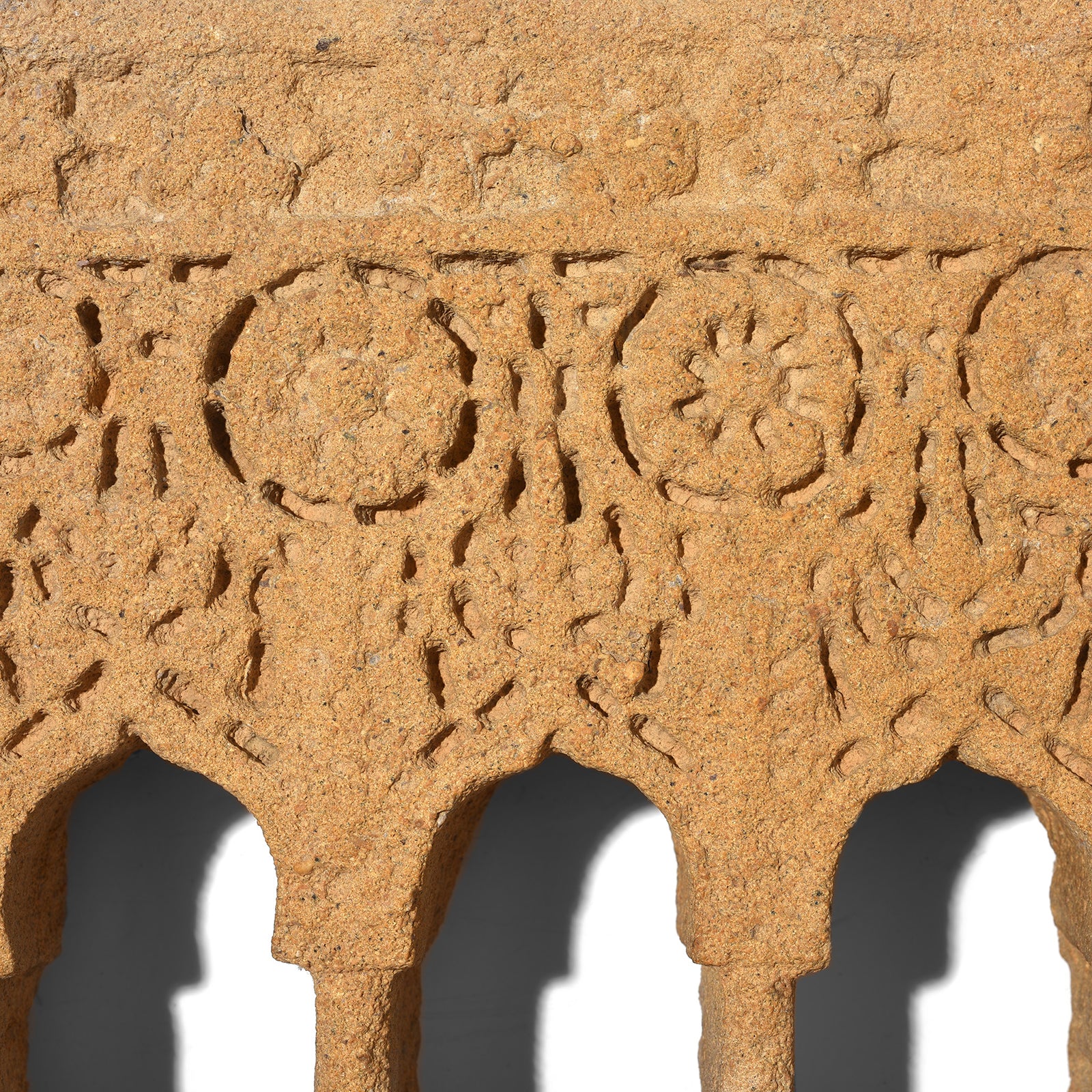 3 Way Stone Lamp Niche From Jaisalmer - 19th Century - Image 4