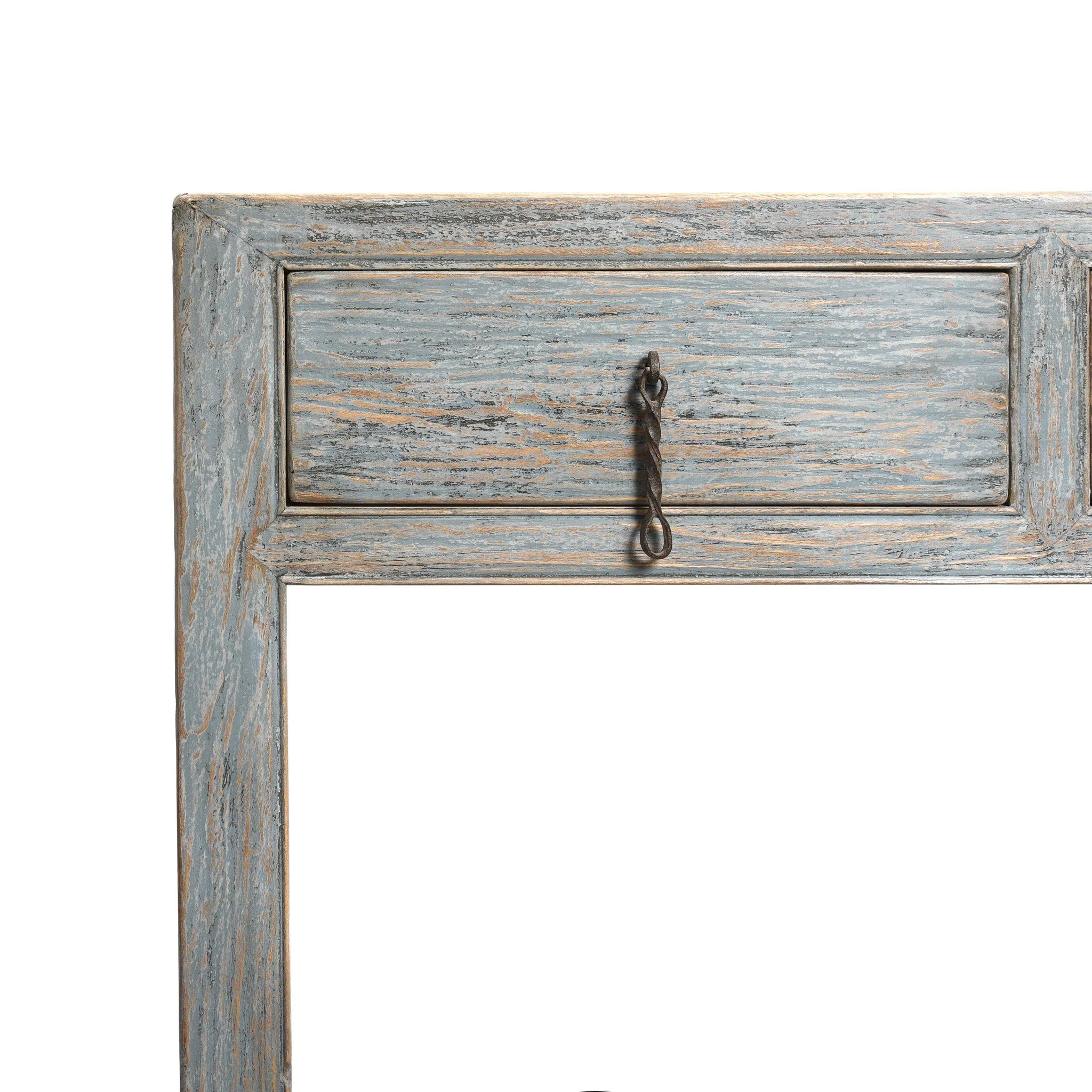 Painted 4 Drawer Console Made From Reclaimed Pine - Image 2
