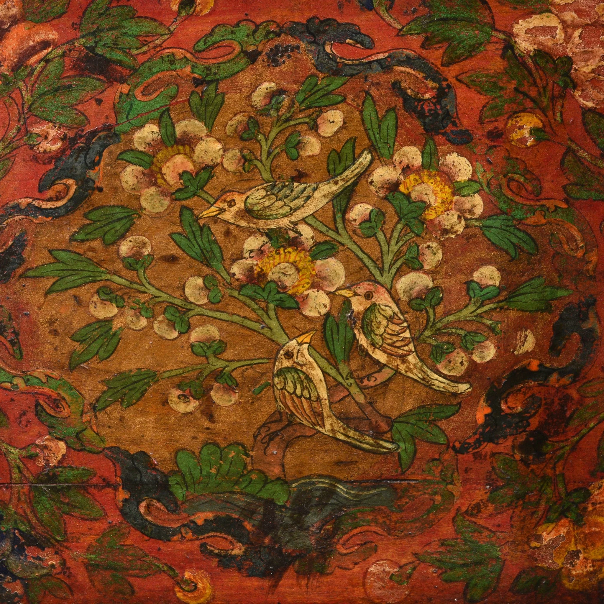Painted 'Pegam' Altar Cabinet From Tibet - 18thC - Image 6