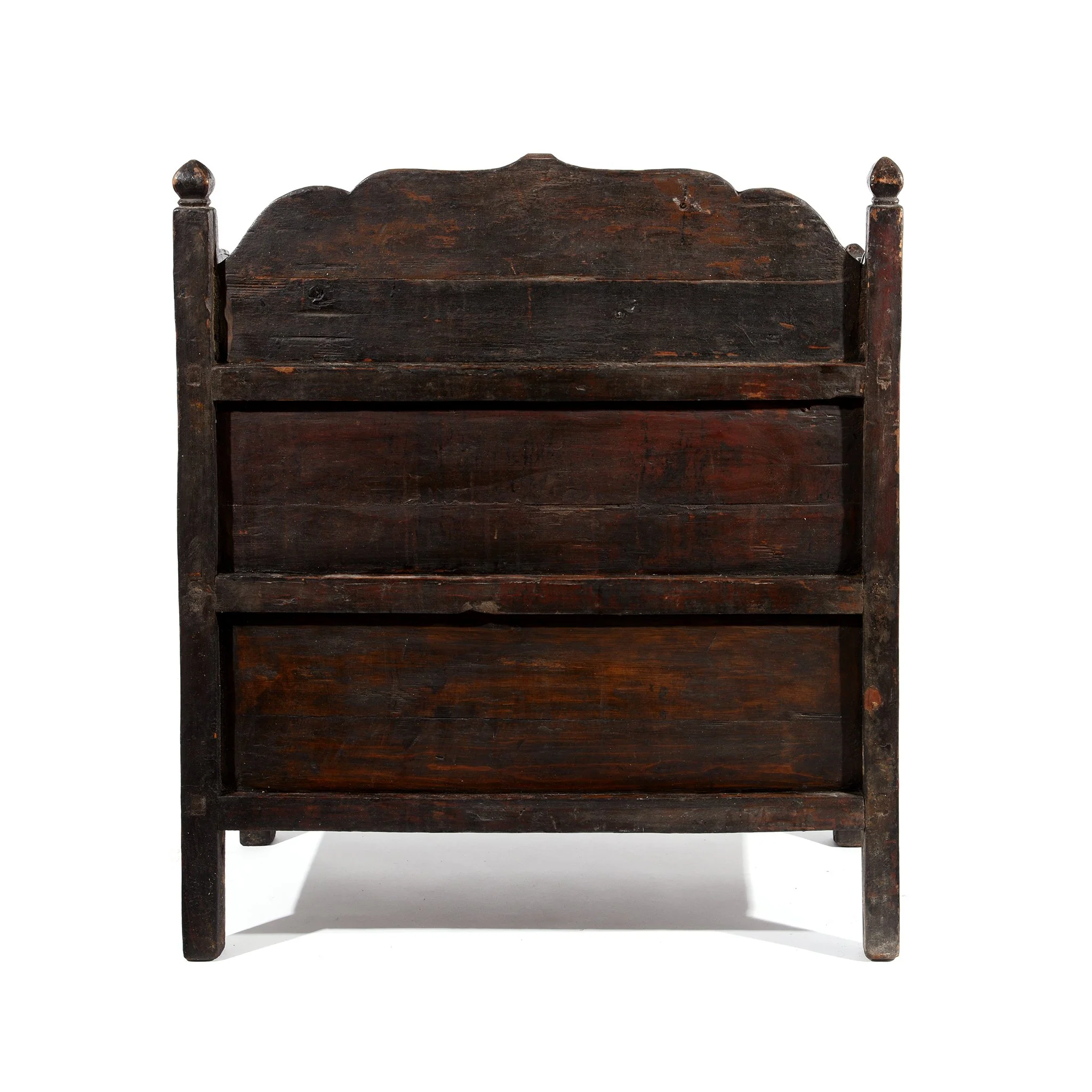 Painted 'Pegam' Altar Cabinet From Tibet - 18thC - Image 8
