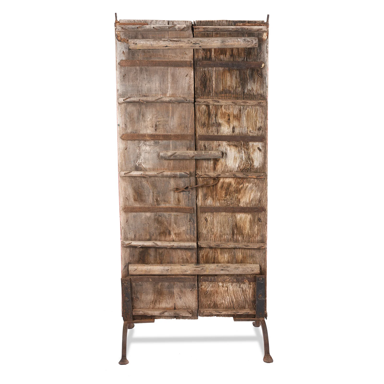 Old Indian Doors From Rajasthan With Later Paint - 19th Century - Image 10