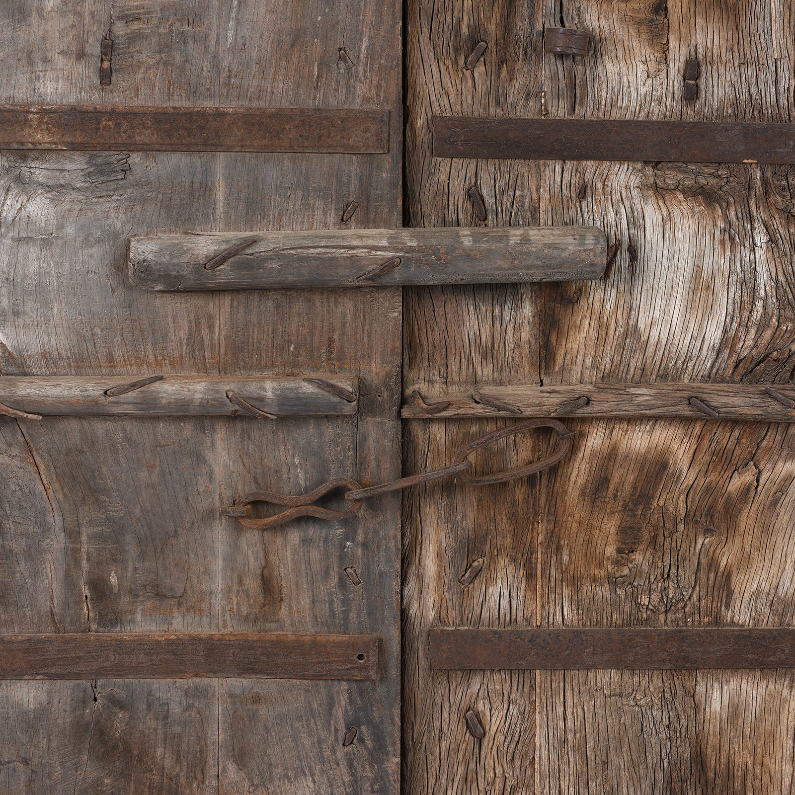 Old Indian Doors From Rajasthan With Later Paint - 19th Century - Image 11