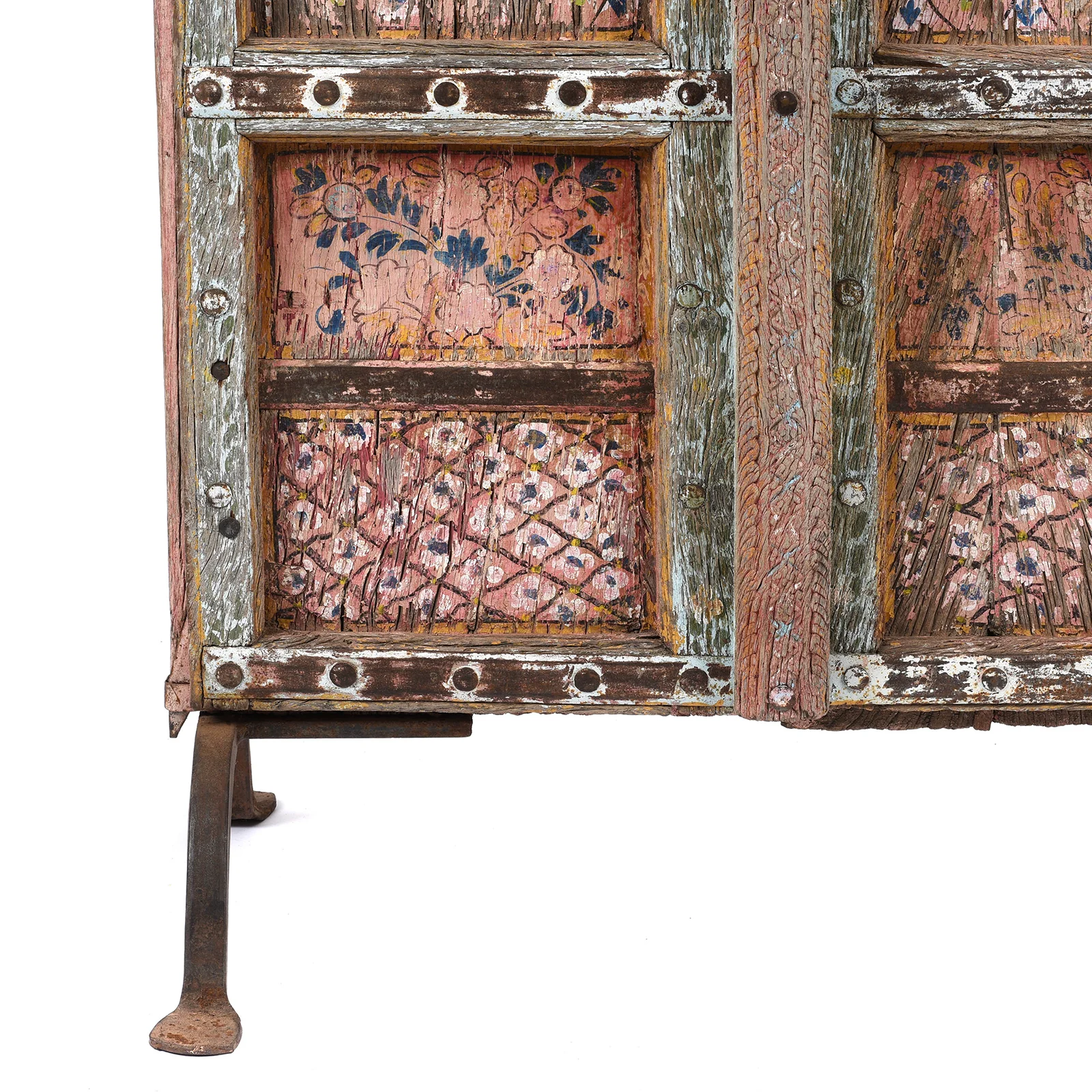 Old Indian Doors From Rajasthan With Later Paint - 19th Century - Image 6