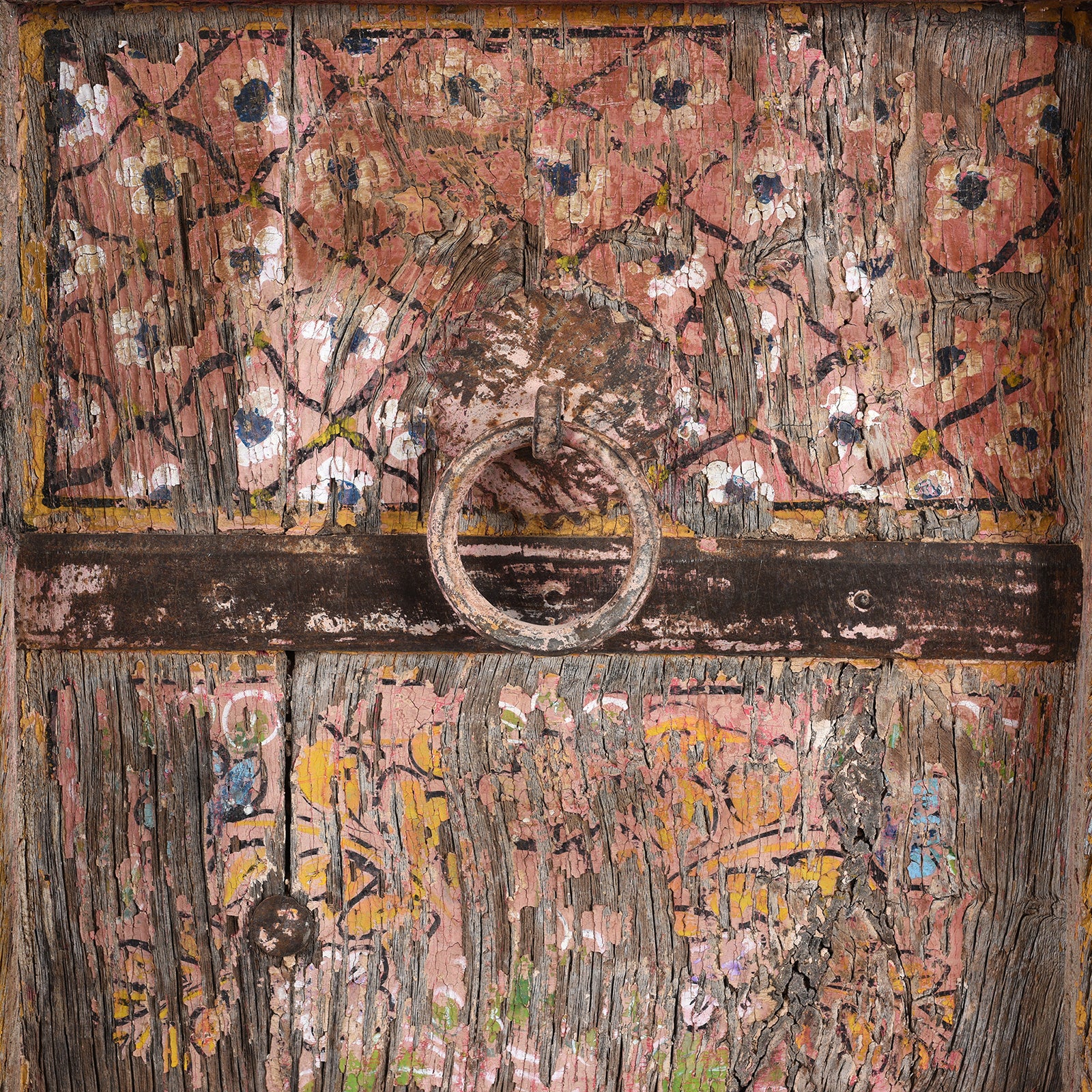 Old Indian Doors From Rajasthan With Later Paint - 19th Century - Image 8