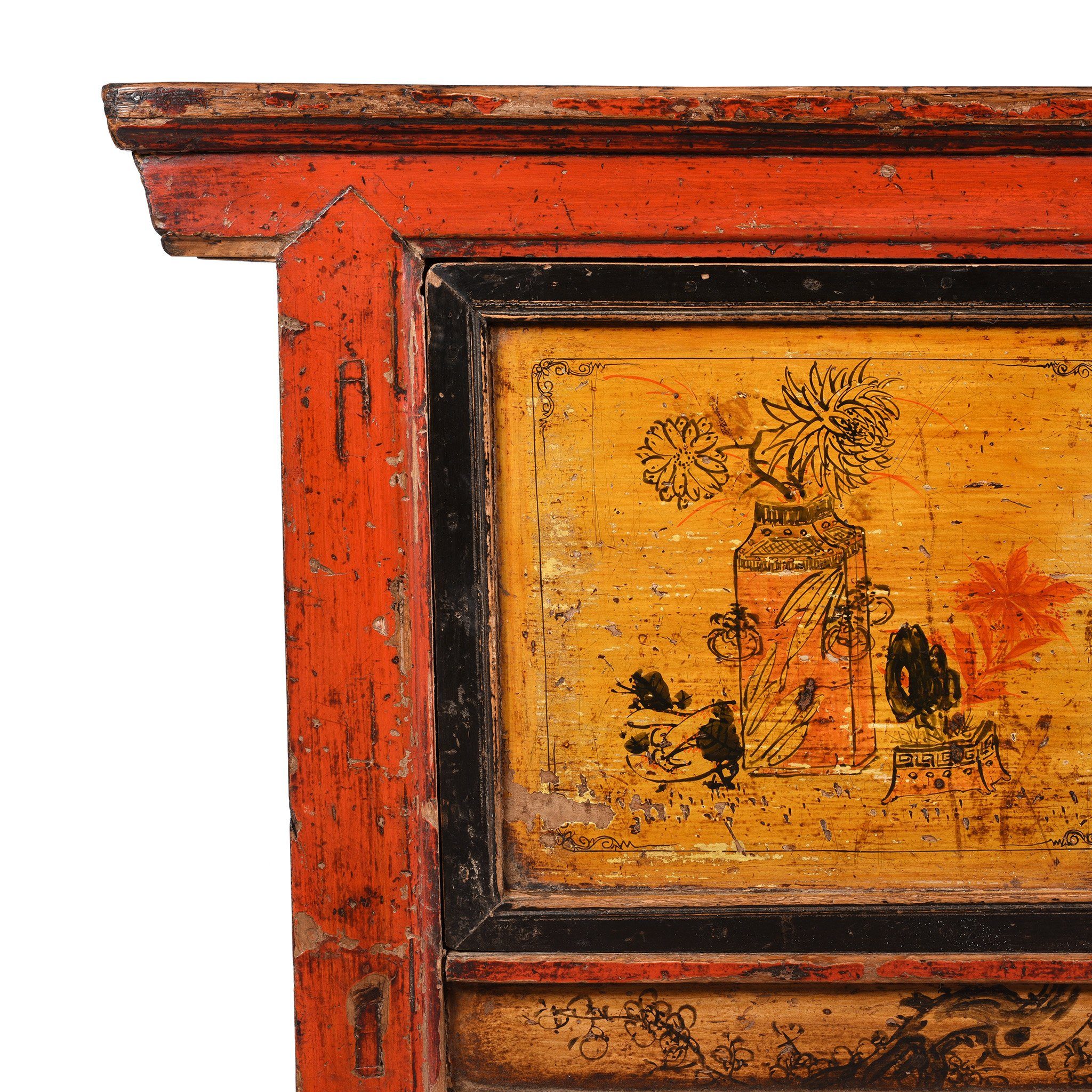 Painted Sideboard From Gansu Province - 19thC - Image 2