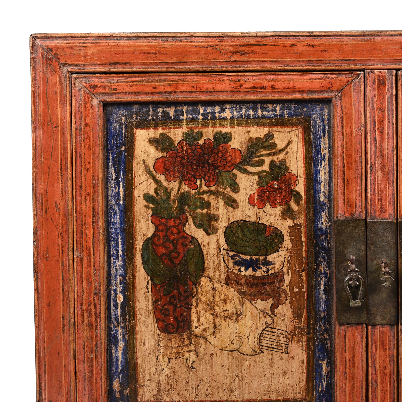 Painted Mongolian Book Cabinet - 19th Century - Image 2