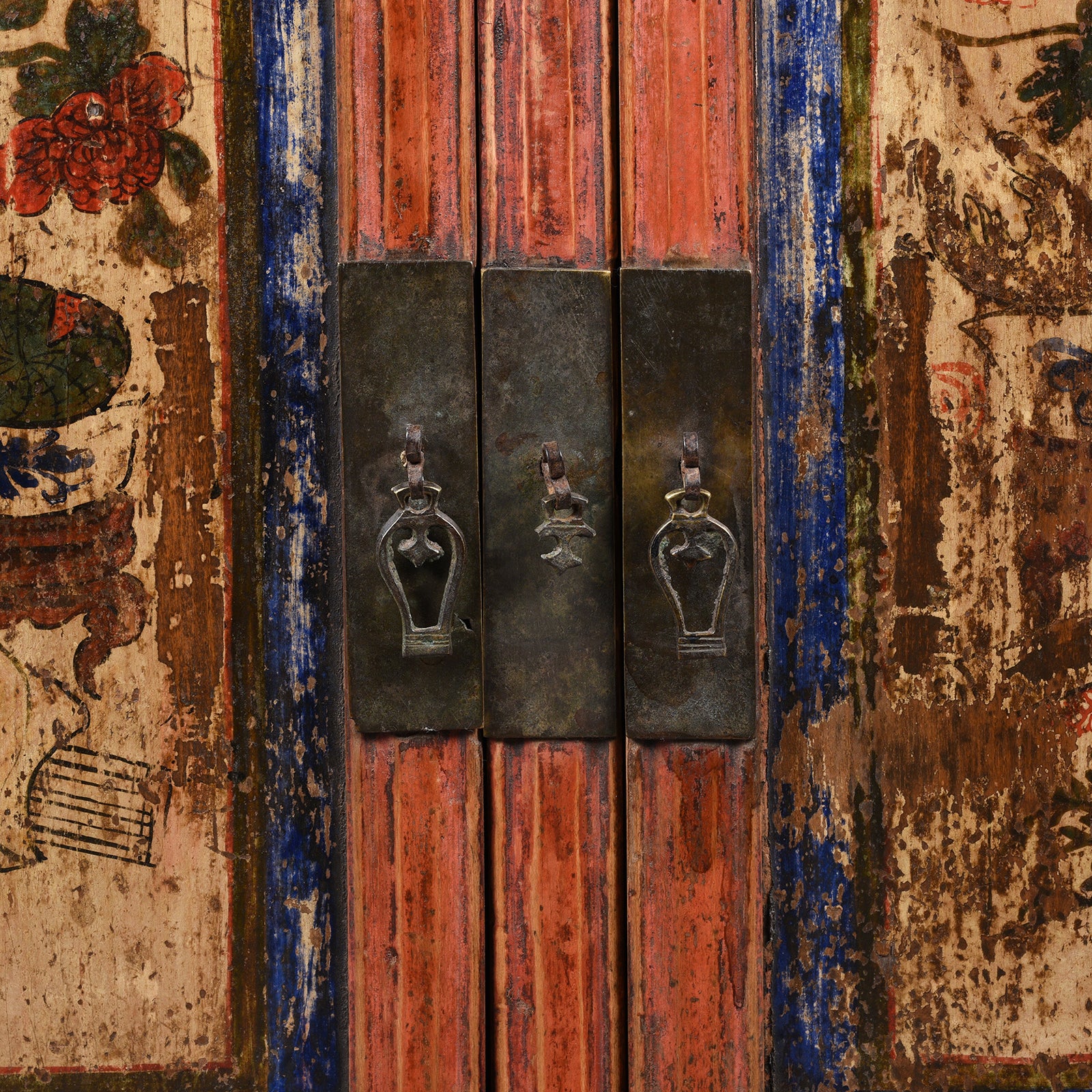 Painted Mongolian Book Cabinet - 19th Century - Image 5