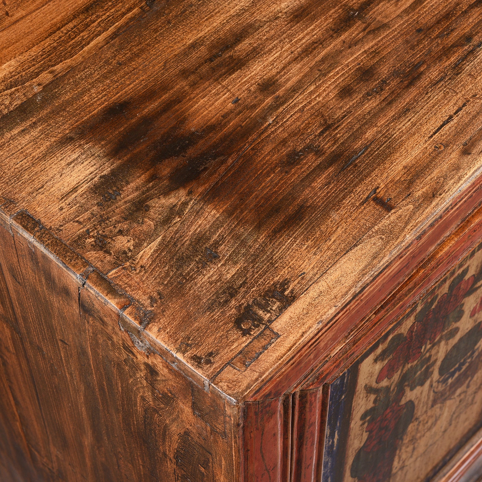 Painted Mongolian Book Cabinet - 19th Century - Image 9