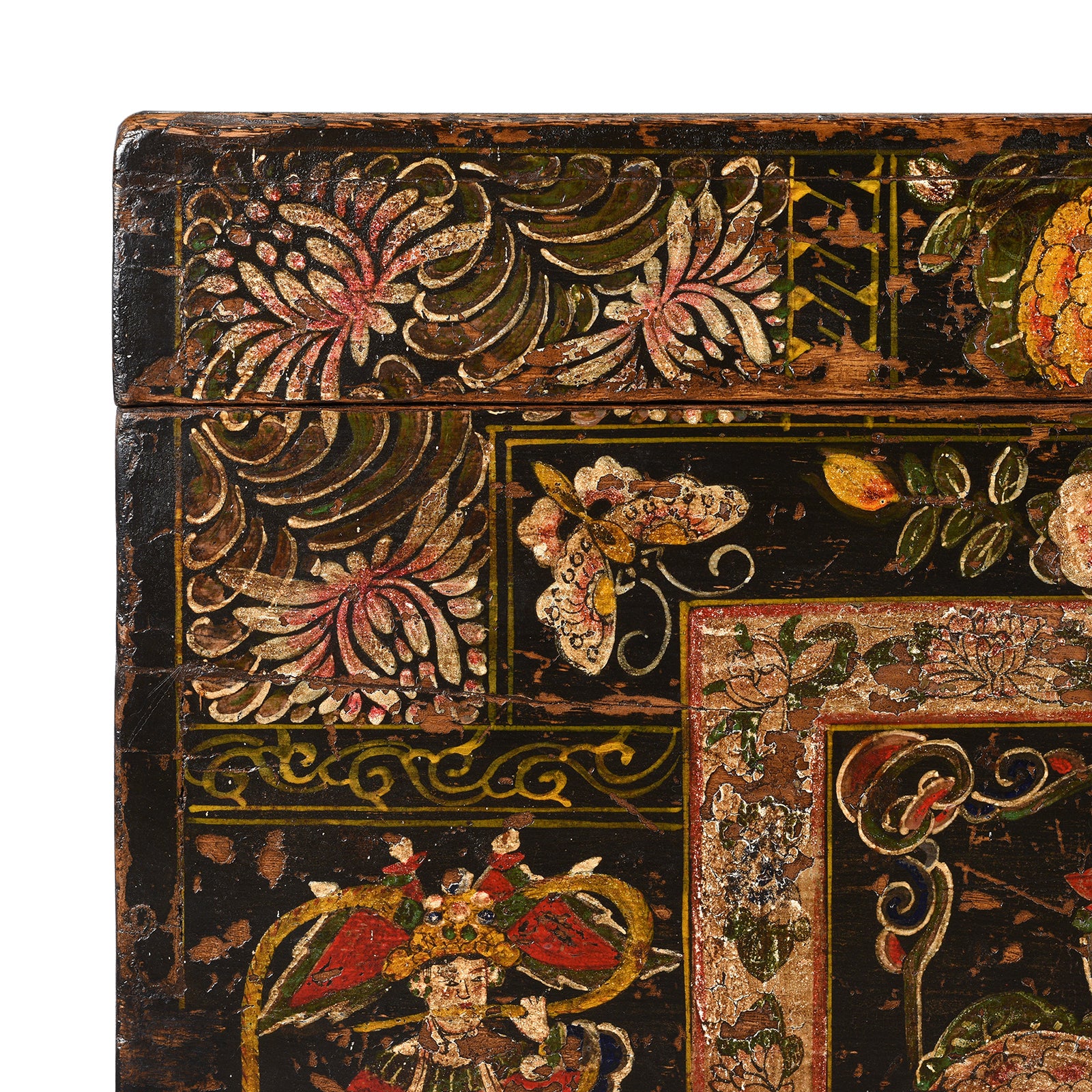 Painted Opera Chest From Shanxi - 19th Century - Image 3