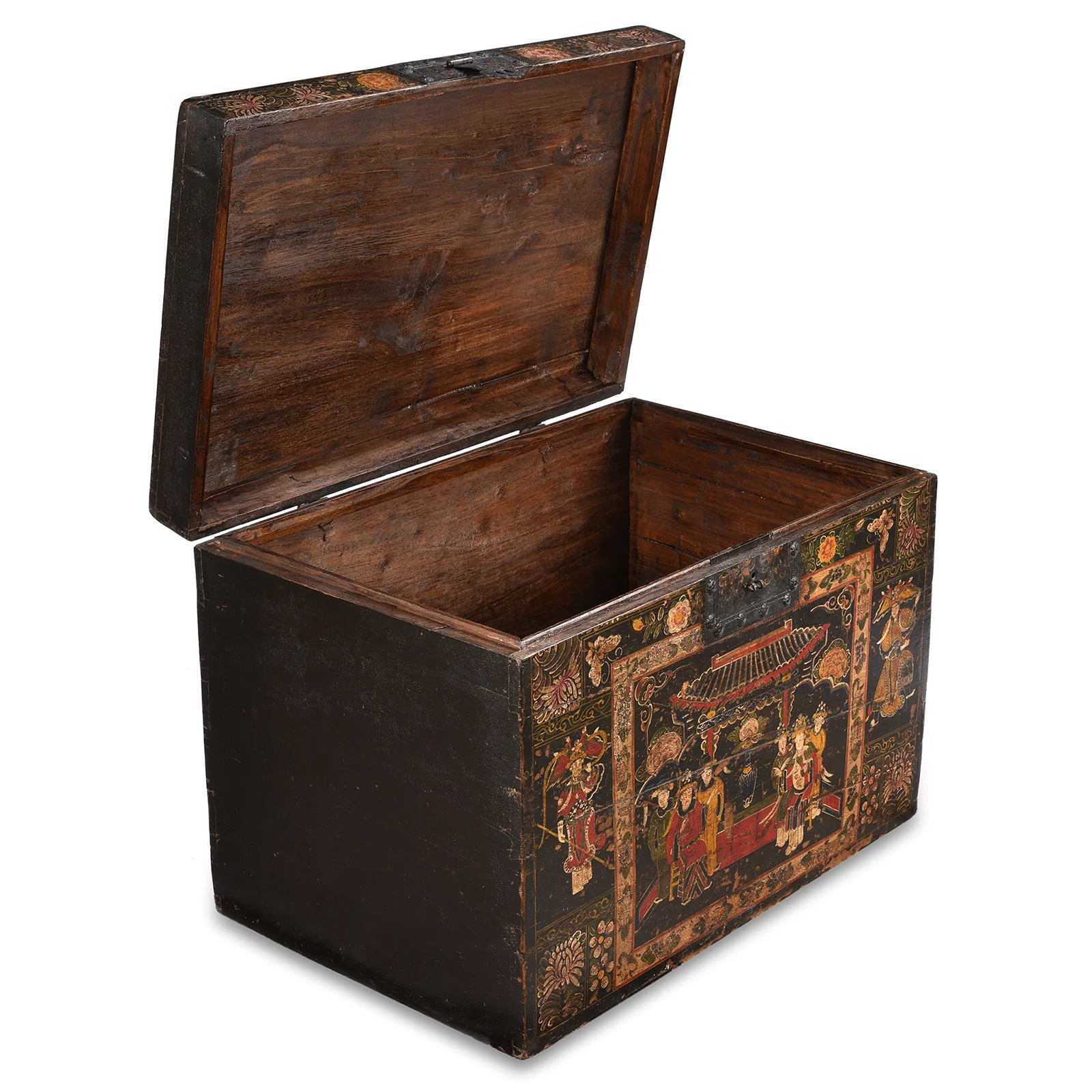 Painted Opera Chest From Shanxi - 19th Century - Image 5