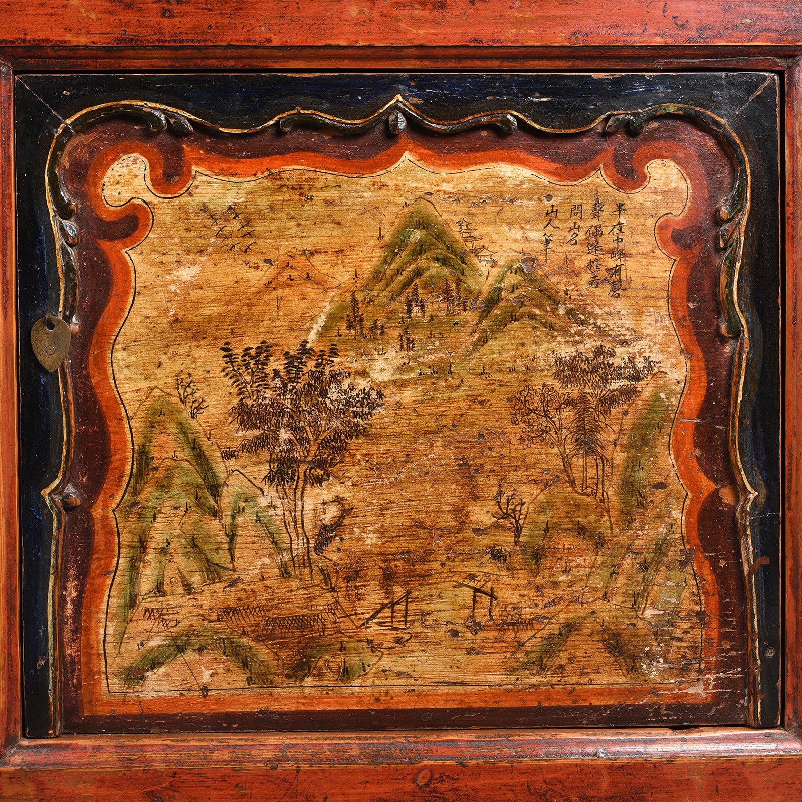Painted Sideboard From Qinghai - 19th Century - Image 2