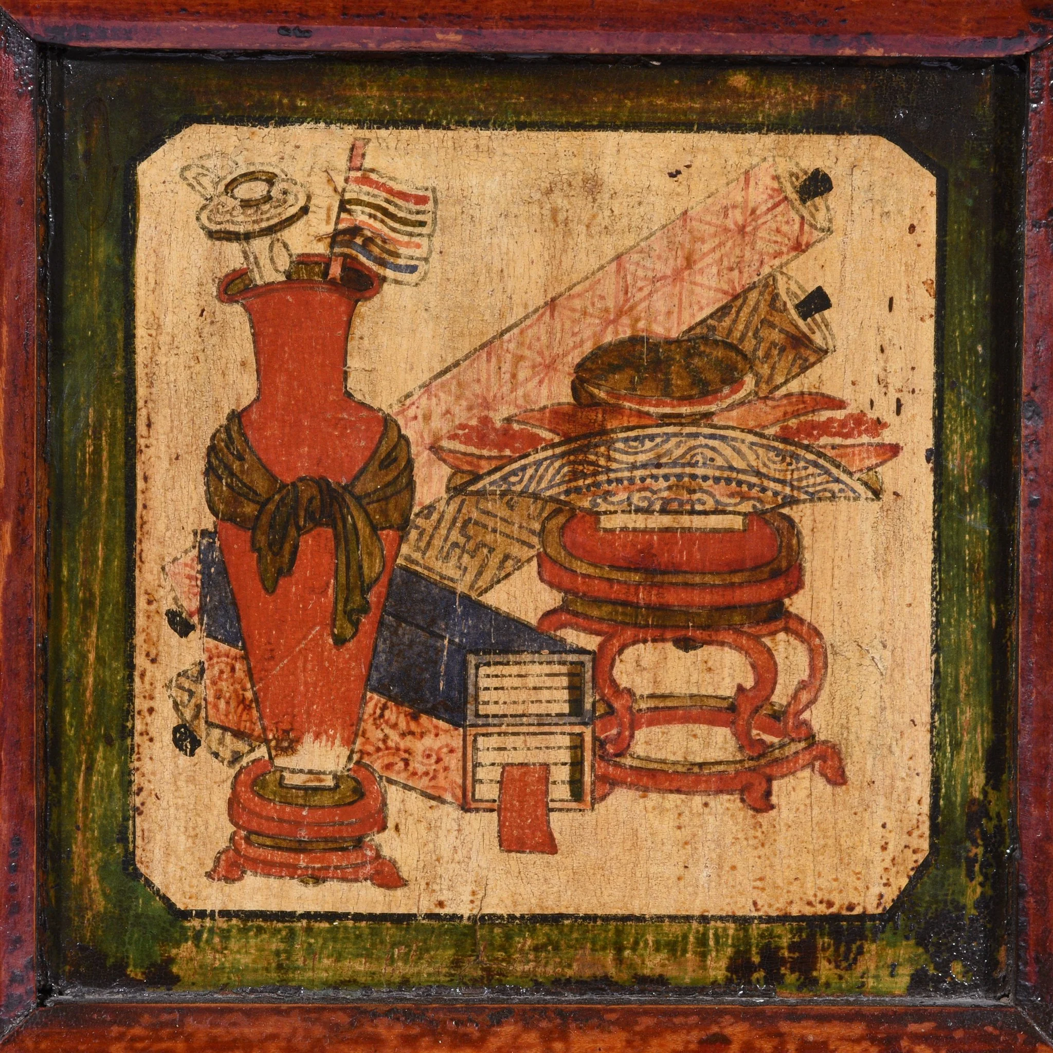 Painted Chinese Buddhist Temple Shrine - Early 20thC - Image 2